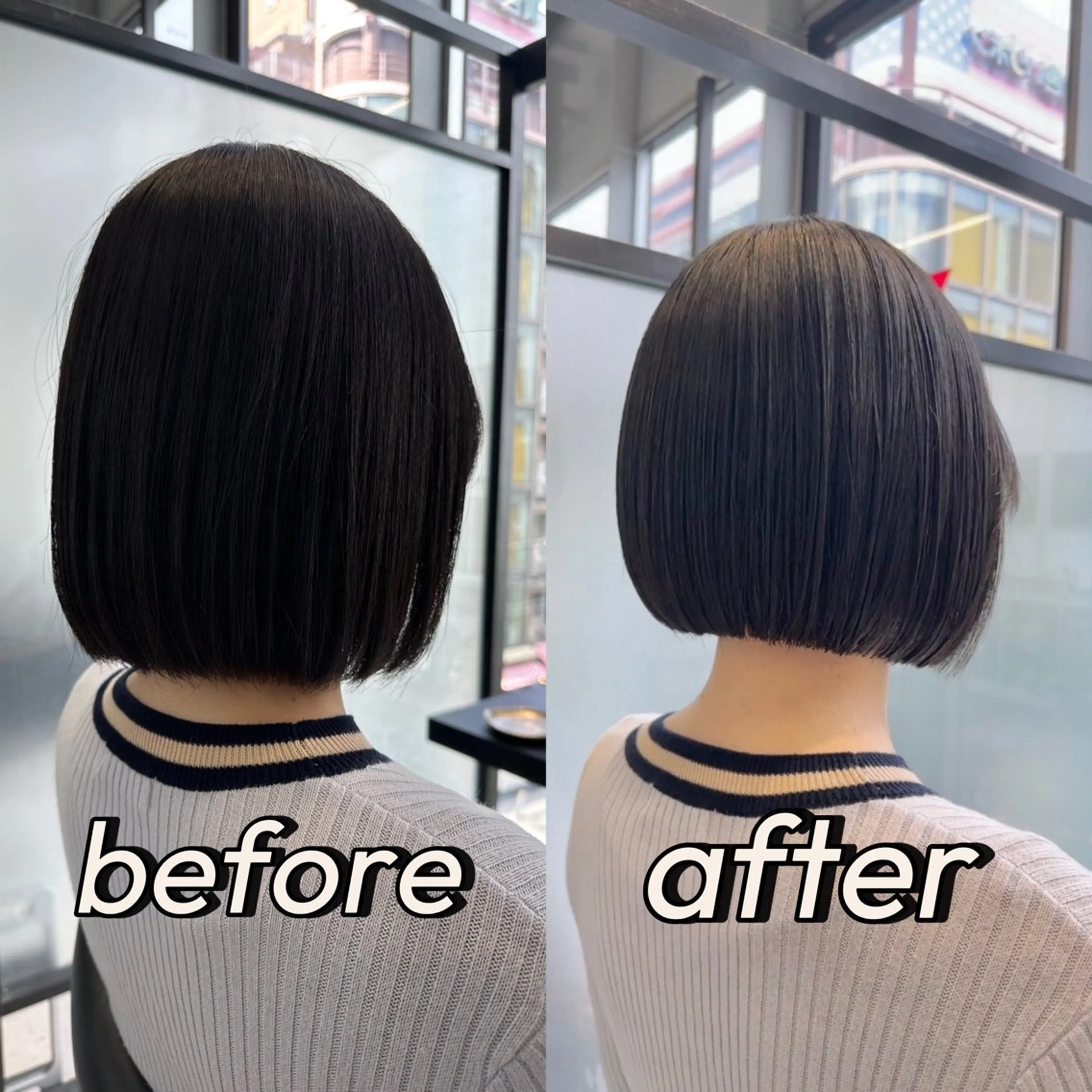 ショート ボブ 髪質改善 【髪質改善の専門店】 🫧鷹司郎のヘアスタイル