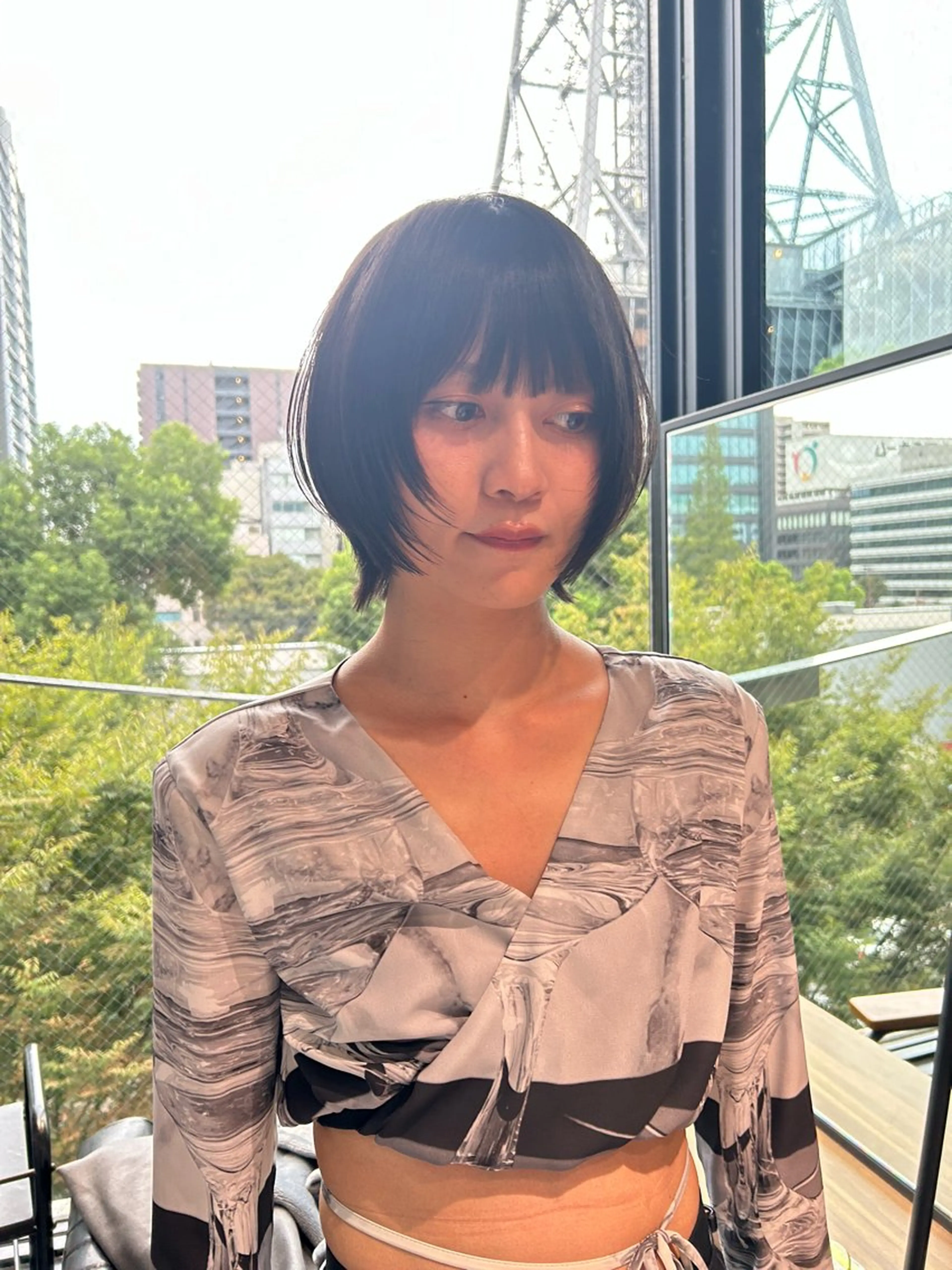 【平日限定】透明感カラー+顔周りカット+1stepTR 6400円の写真