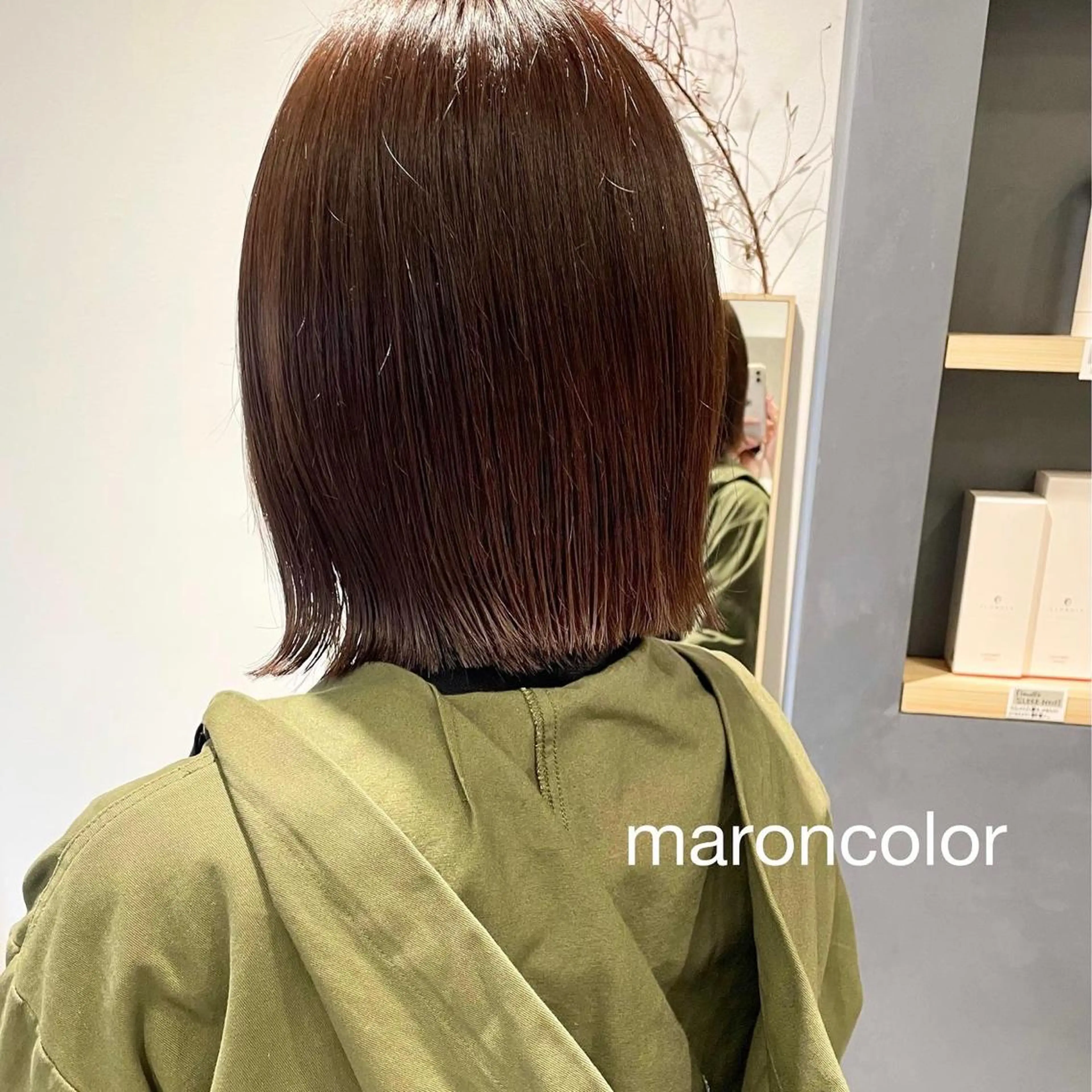 ミディアム カラー ブラウンカラー マロンブラウン カット ヘアカラー トリートメント 🍊暖色×顔周り 🍊cocoroのヘアスタイル