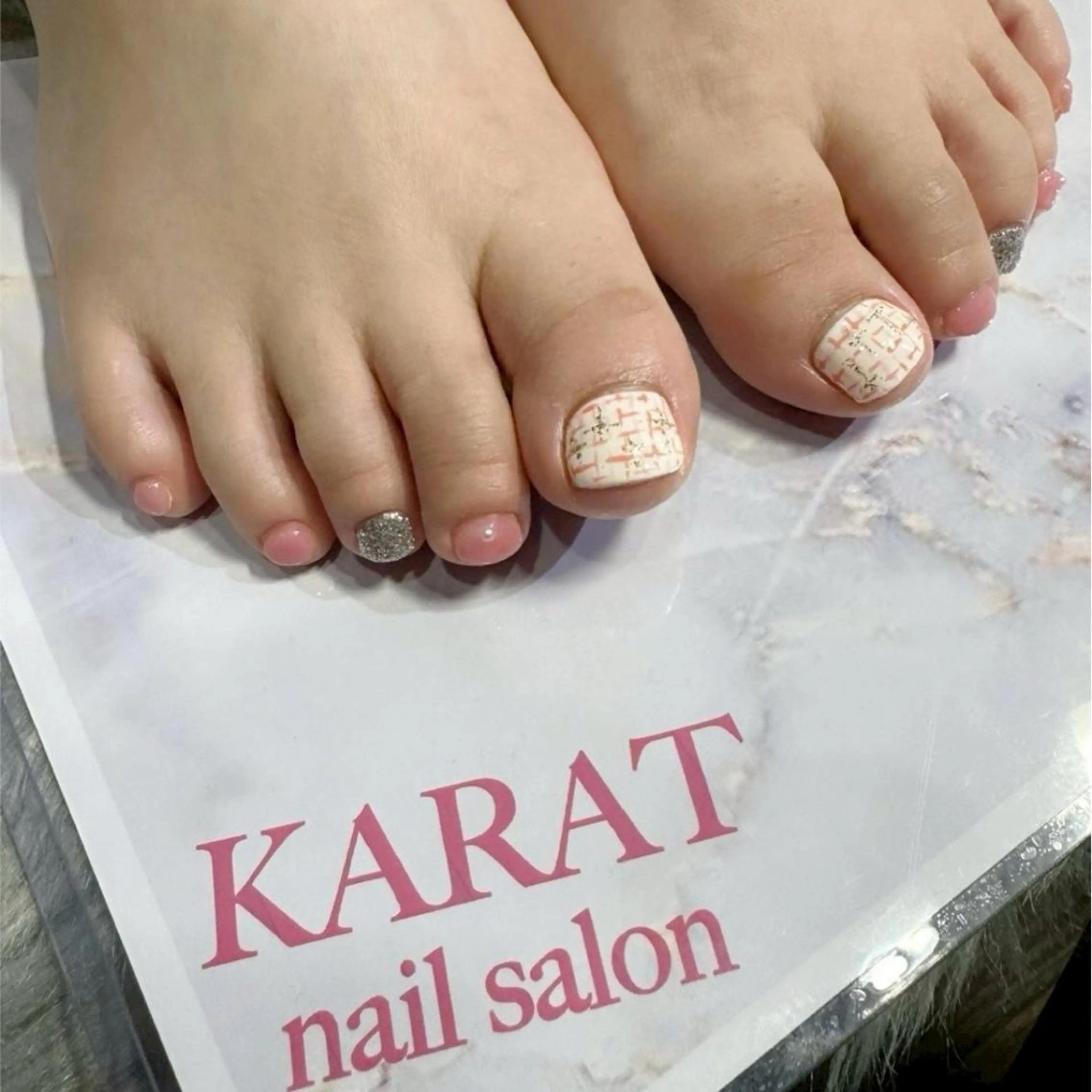 ネイル フットネイル ★ジェルネイル★ 伊勢崎【KARAT】のネイルデザイン