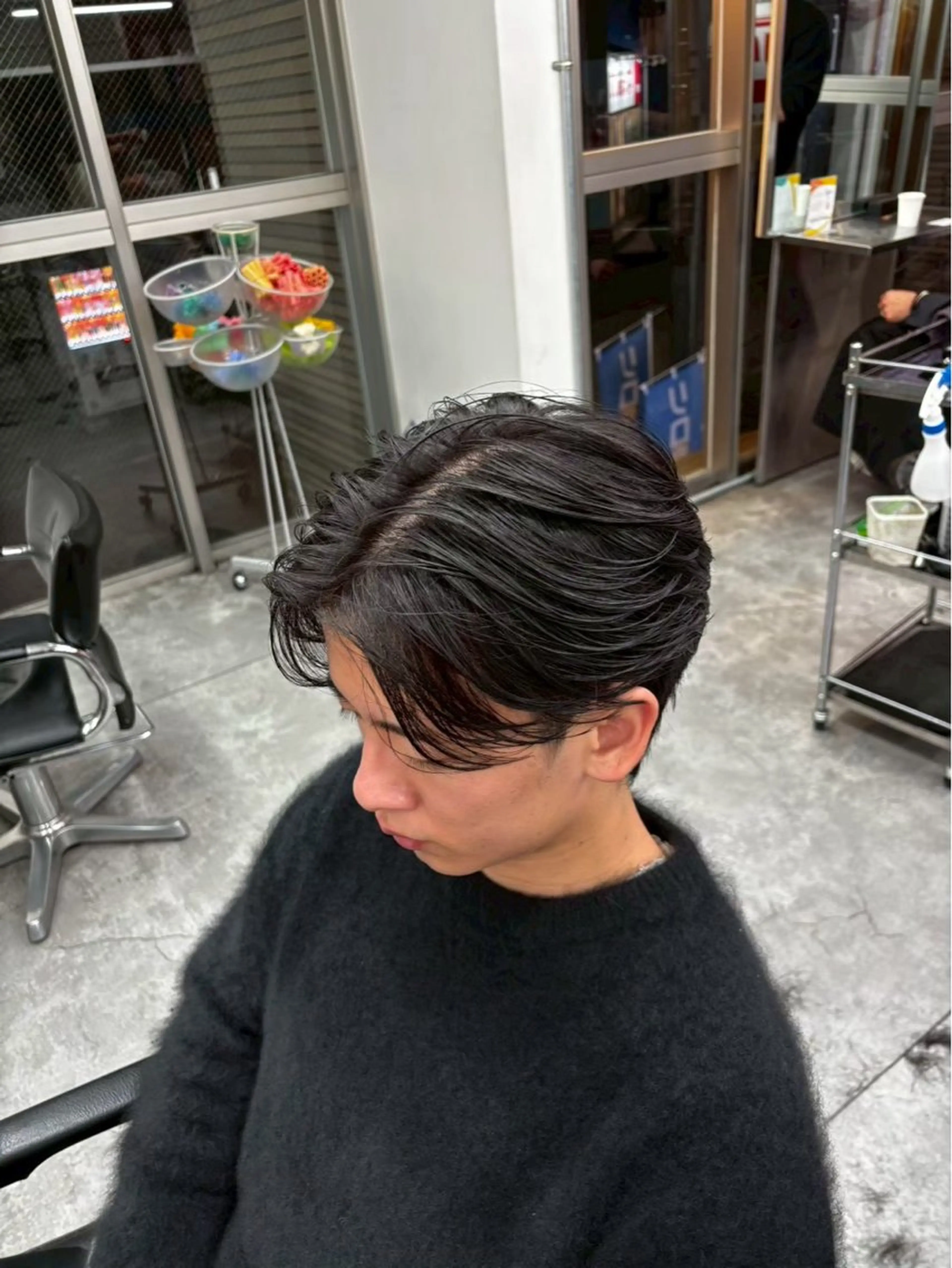 メンズ 熊谷 莉緒のヘアスタイル