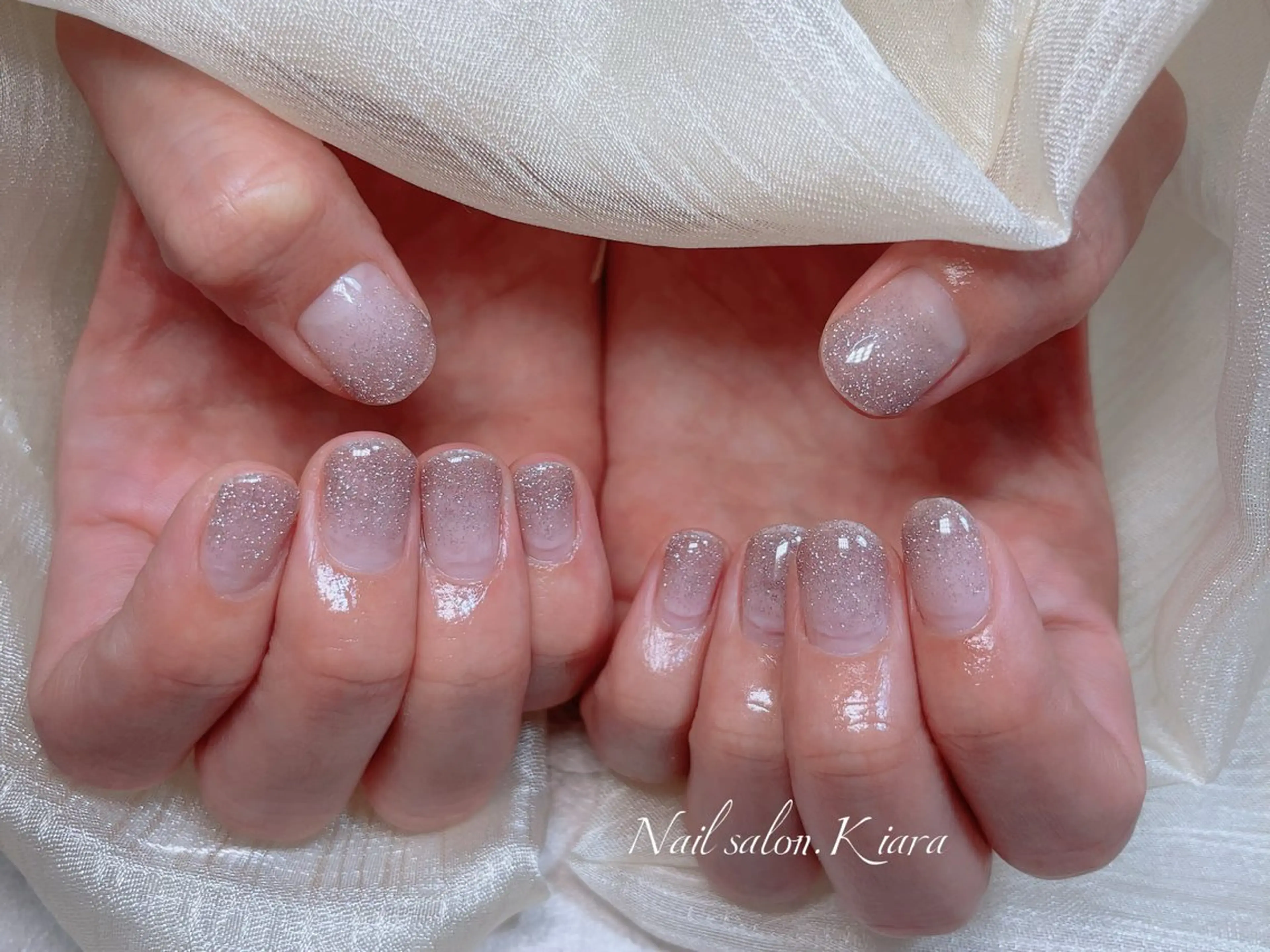 ネイル フラッシュネイル グラデーション 🍭Kiara Nail🍭のネイルデザイン