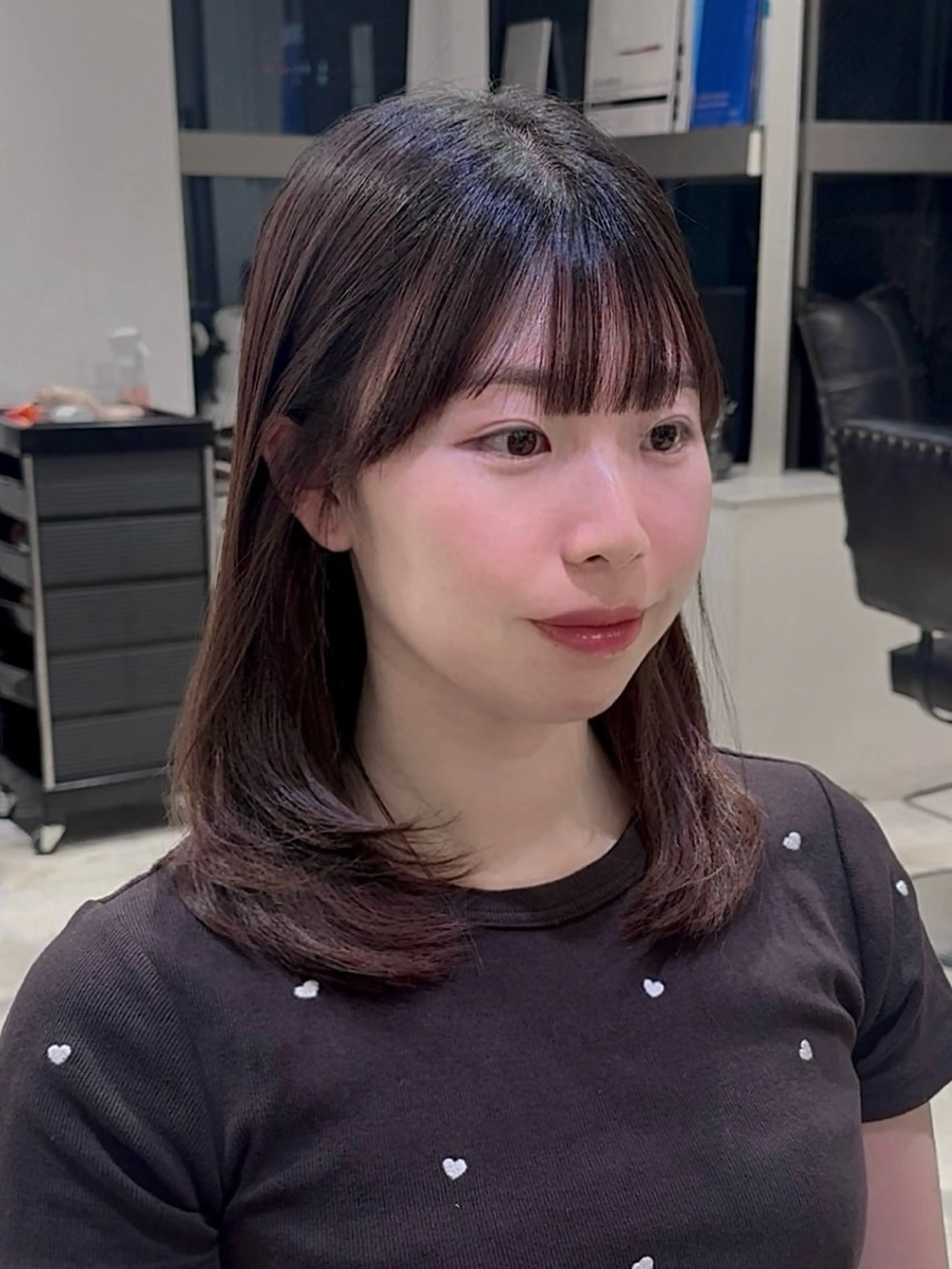 ミディアム カラー パーマ ヘアアレンジ パク・ボミン小野リエ 韓国ハーフ🦊のその他イメージ