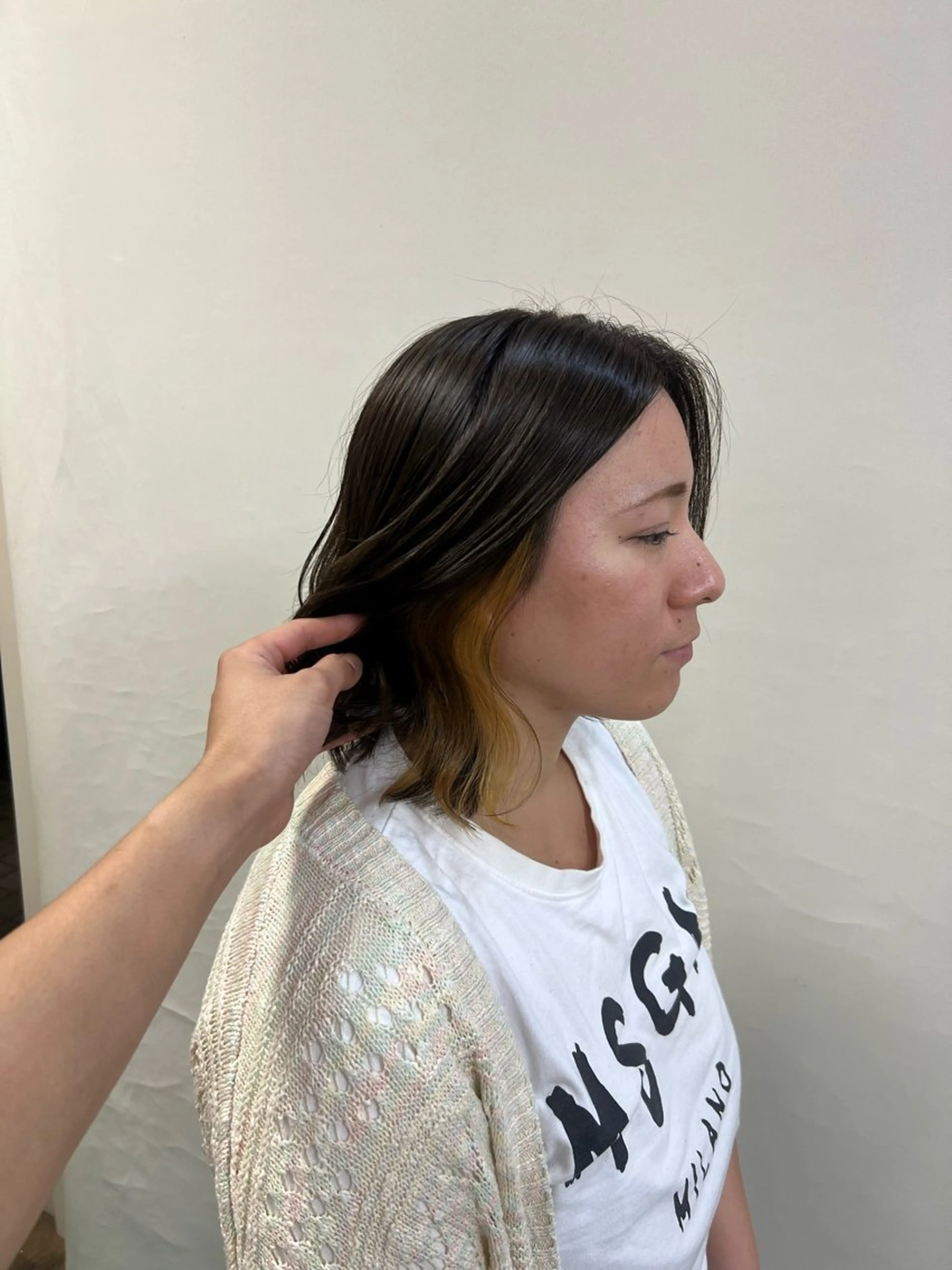 カラー オオエ トア／カットモデルのヘアスタイル