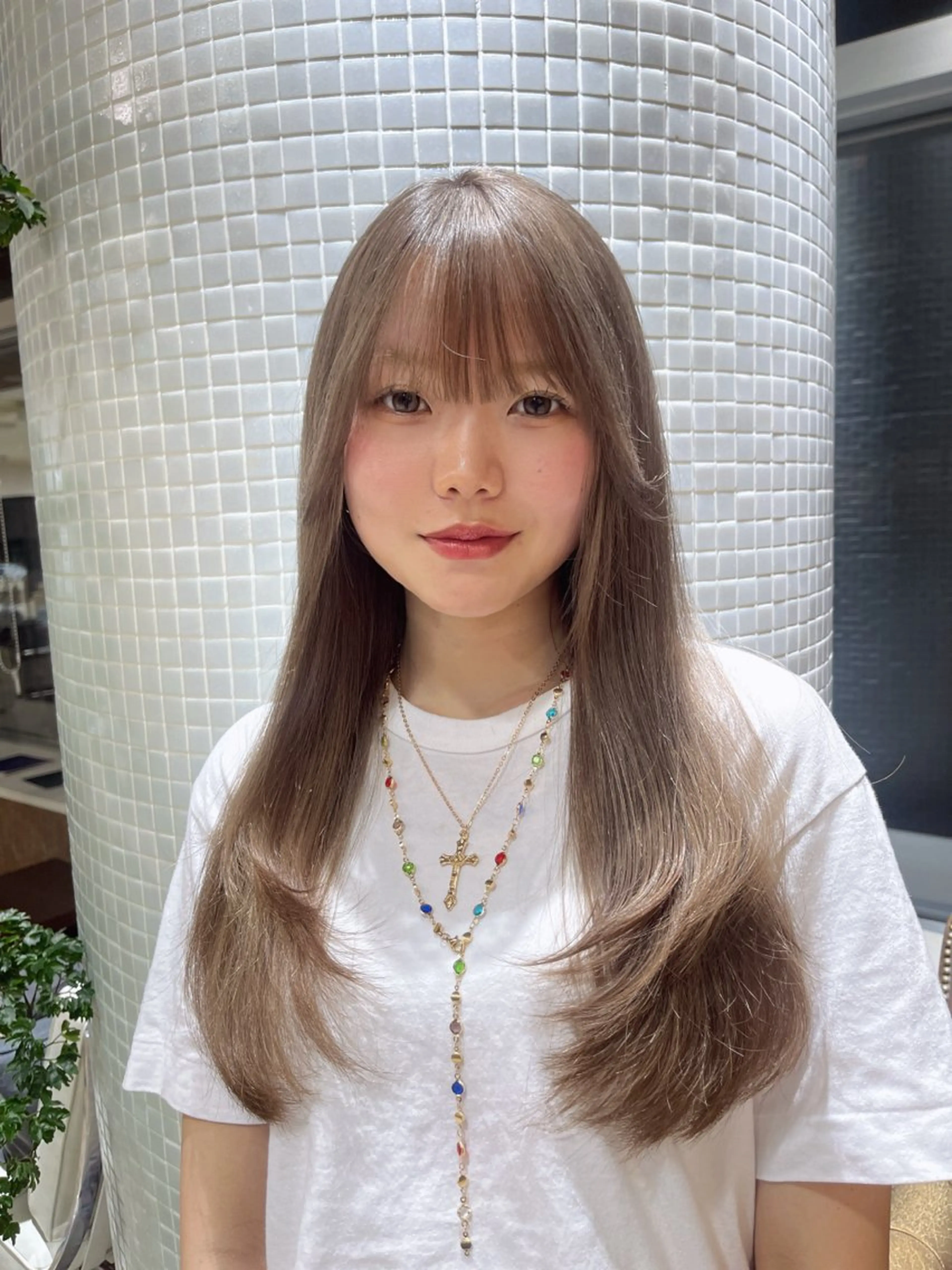 ロング カラー 透明感／Wカラー💗 moeka【銀座】のヘアスタイル