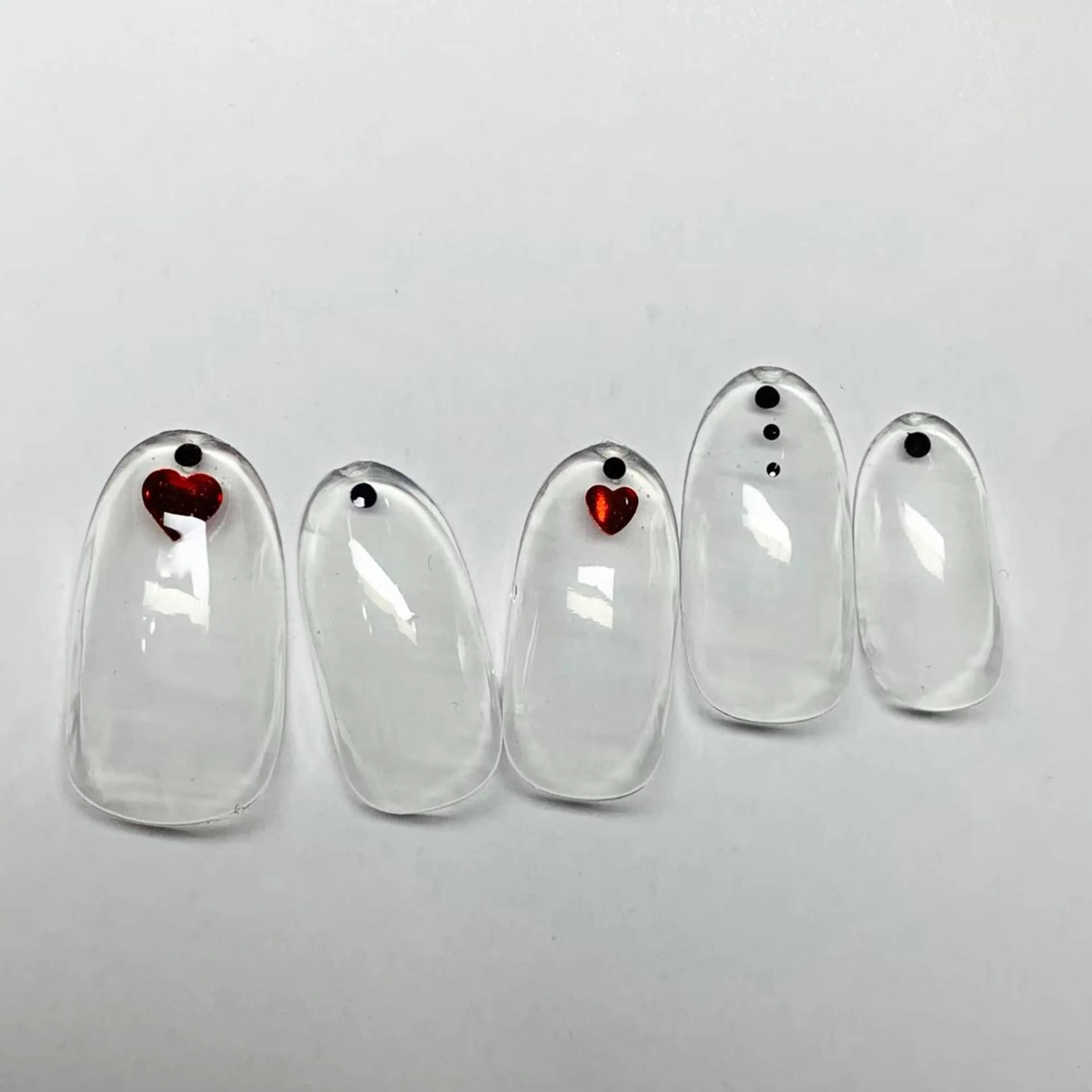 ネイル クリアネイル Laule'a Jr 🎀ネイリスト🎀のネイルデザイン