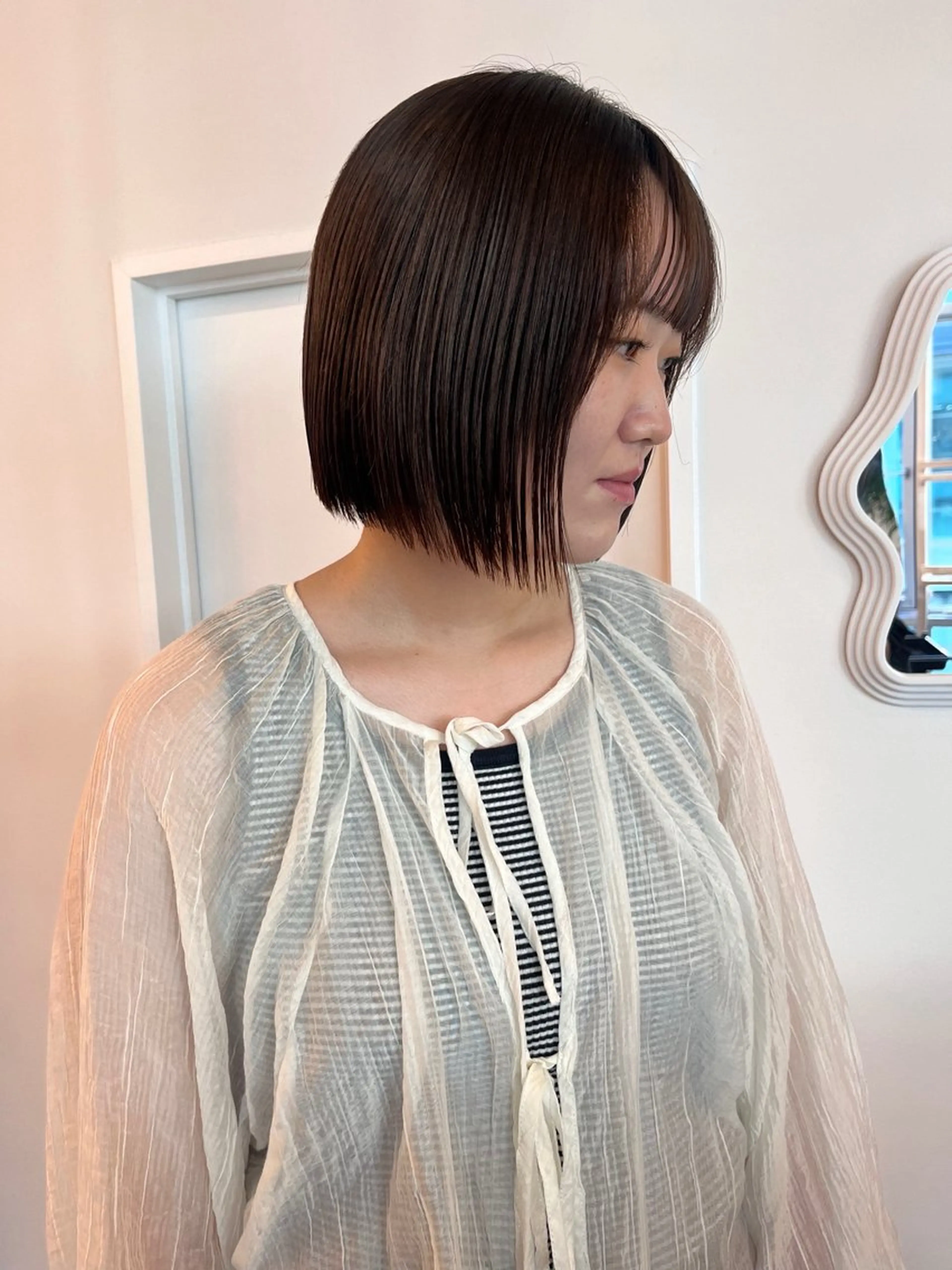 ショート レイヤーカット/韓国 ヘア/ honokaのヘアスタイル