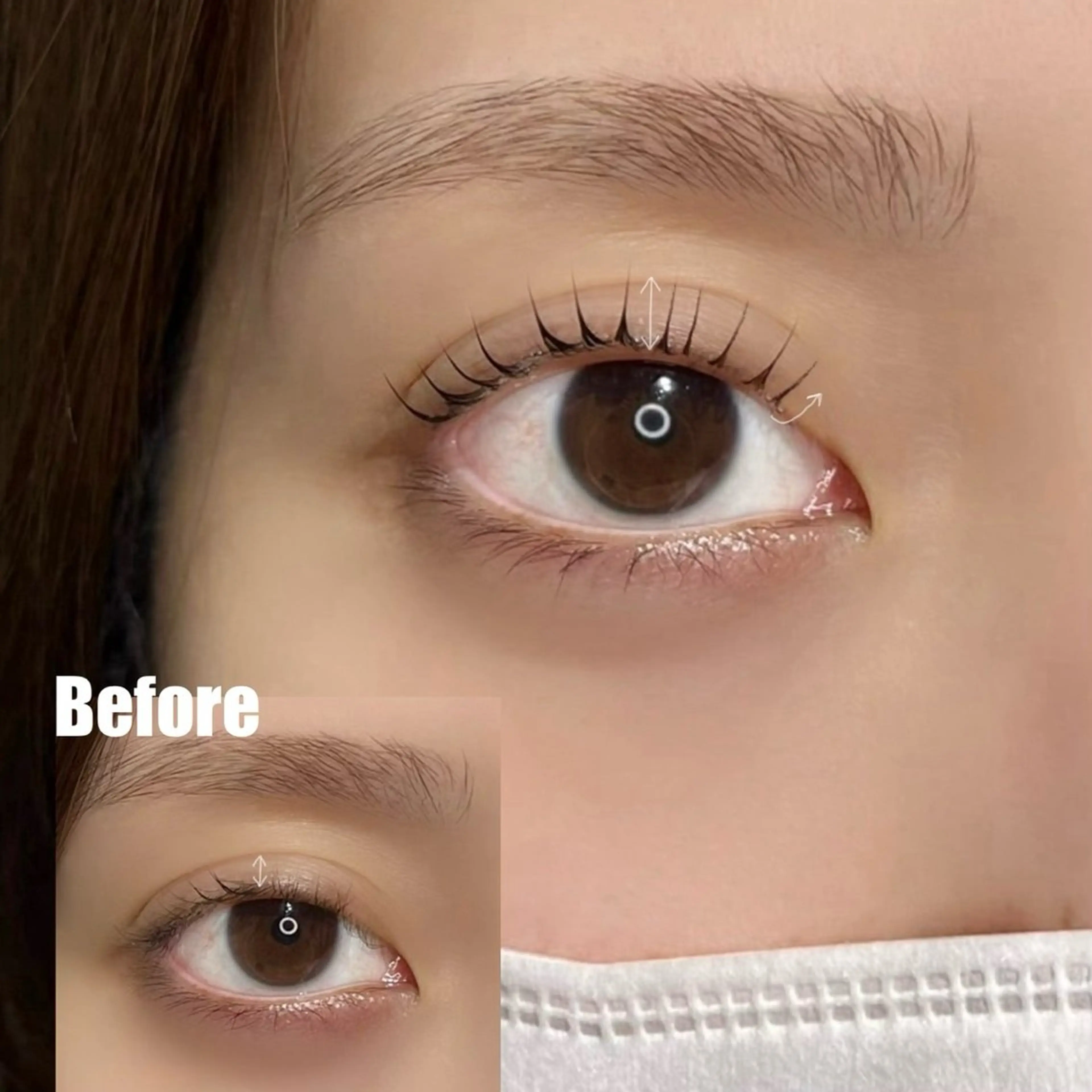 マツエク・マツパ Luna  Brow SYURIのマツエク・マツパデザイン