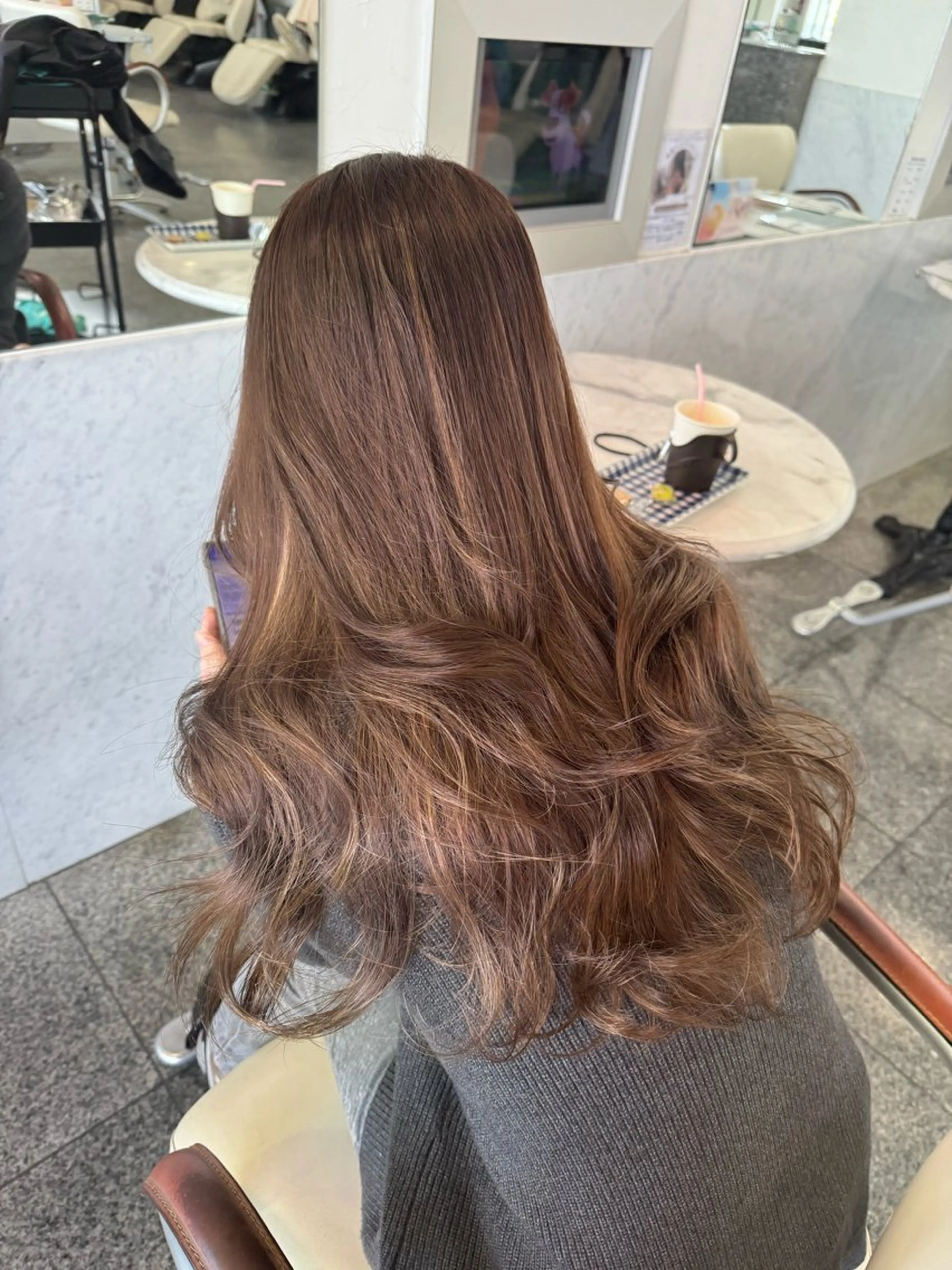 ロング カラー ハイライトカラー ハイライト 🫧ヒシダアキ taboo.i🫧のヘアスタイル