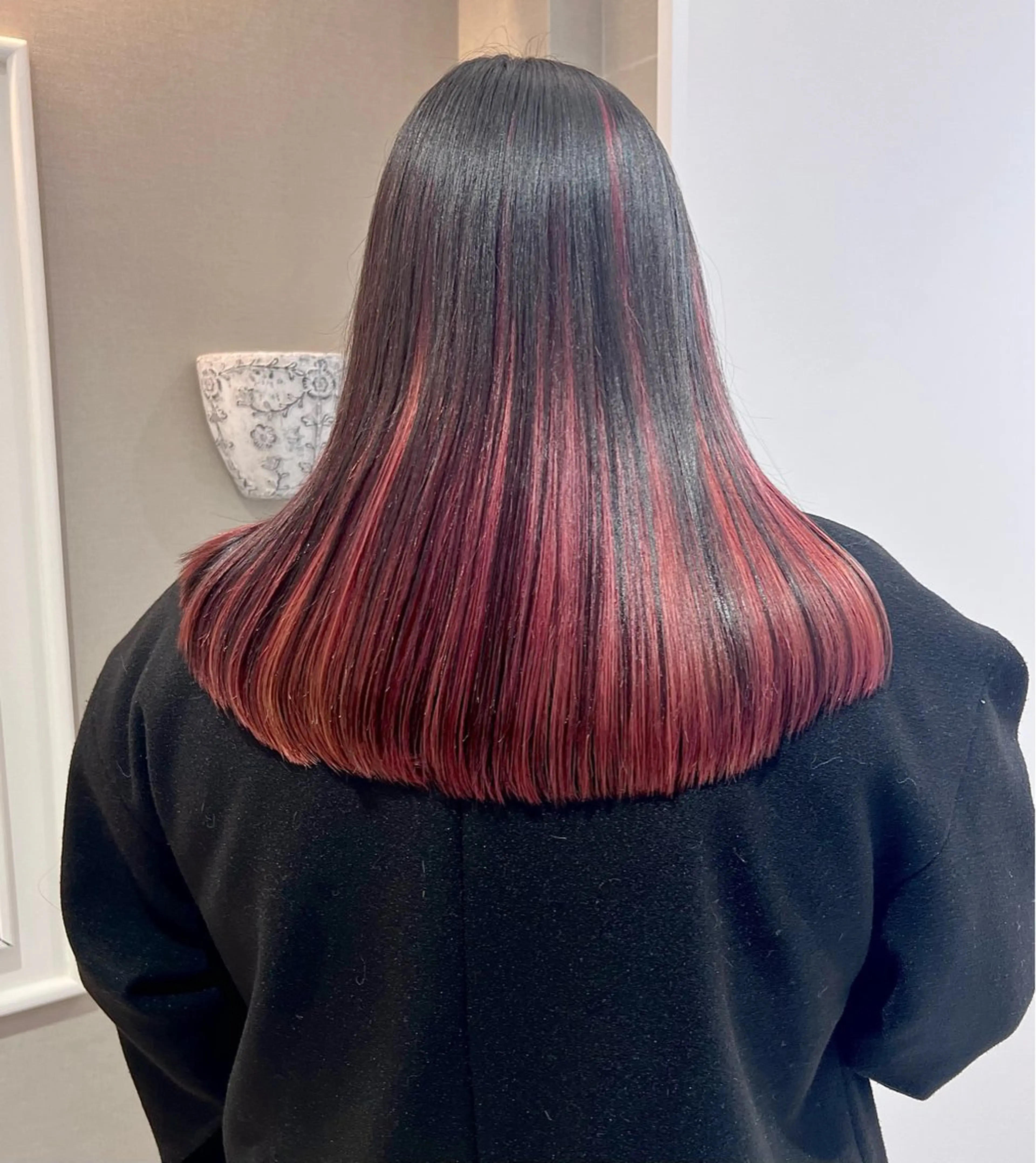 セミロング カラー ヘアカラー karin🌛ボブ/ 透明感たっぷりカラーのヘアスタイル