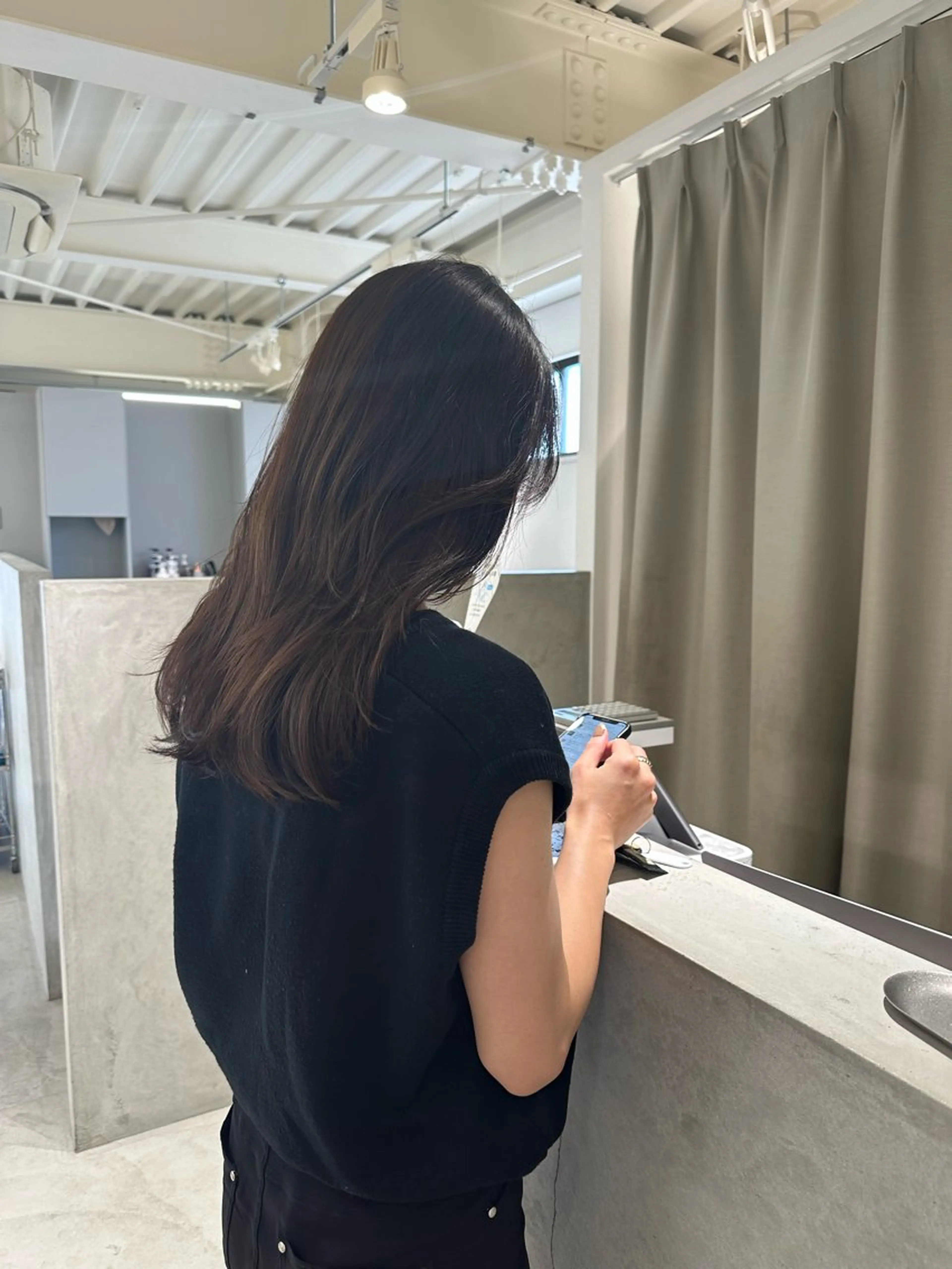 ミディアム soa.北堀江 のりのヘアスタイル