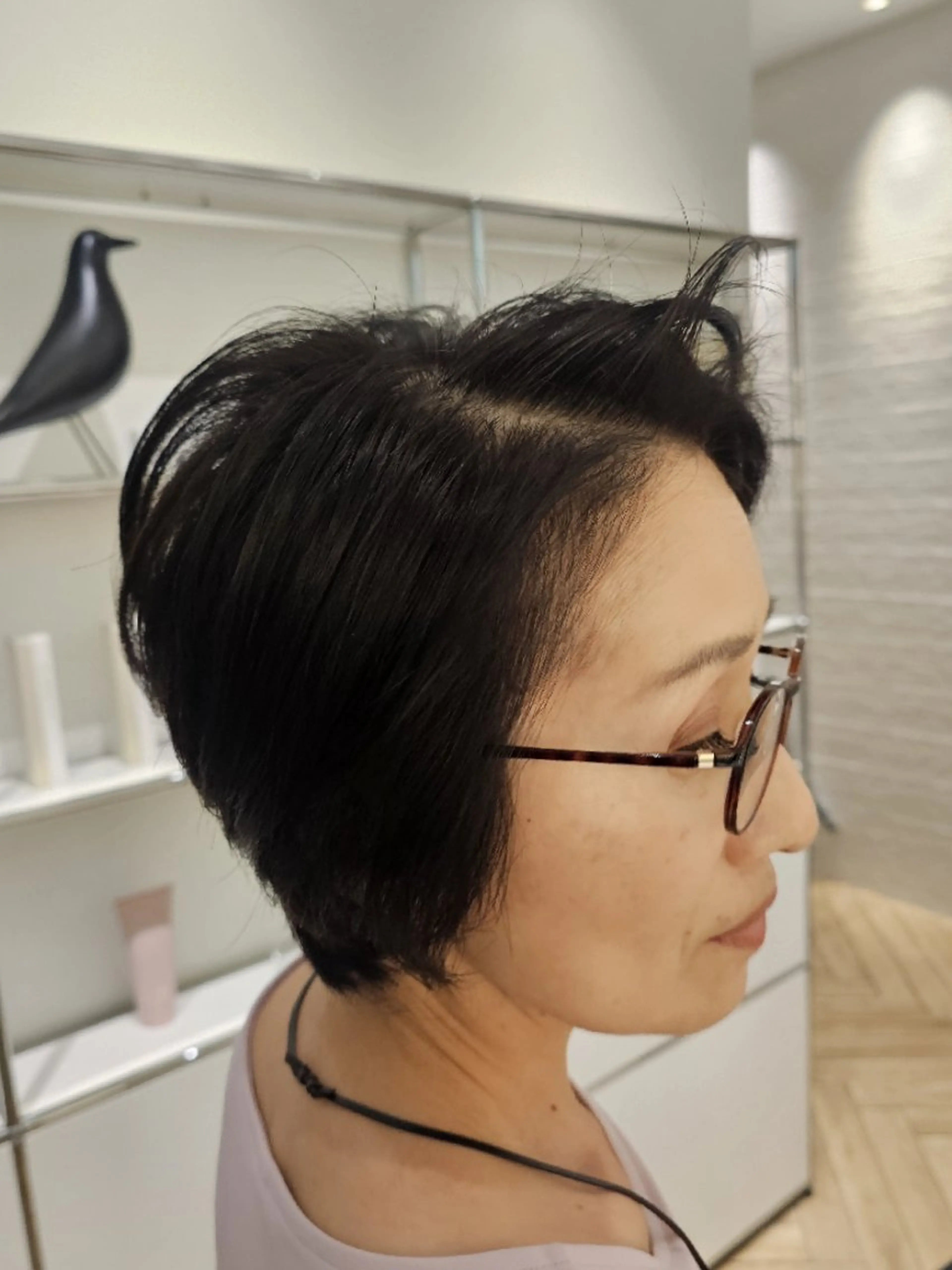 ミディアム カラー ヘアカラー トリートメント ヘッドスパ ✂髪質改善ストレート NO.1 深澤 颯斗のヘアスタイル