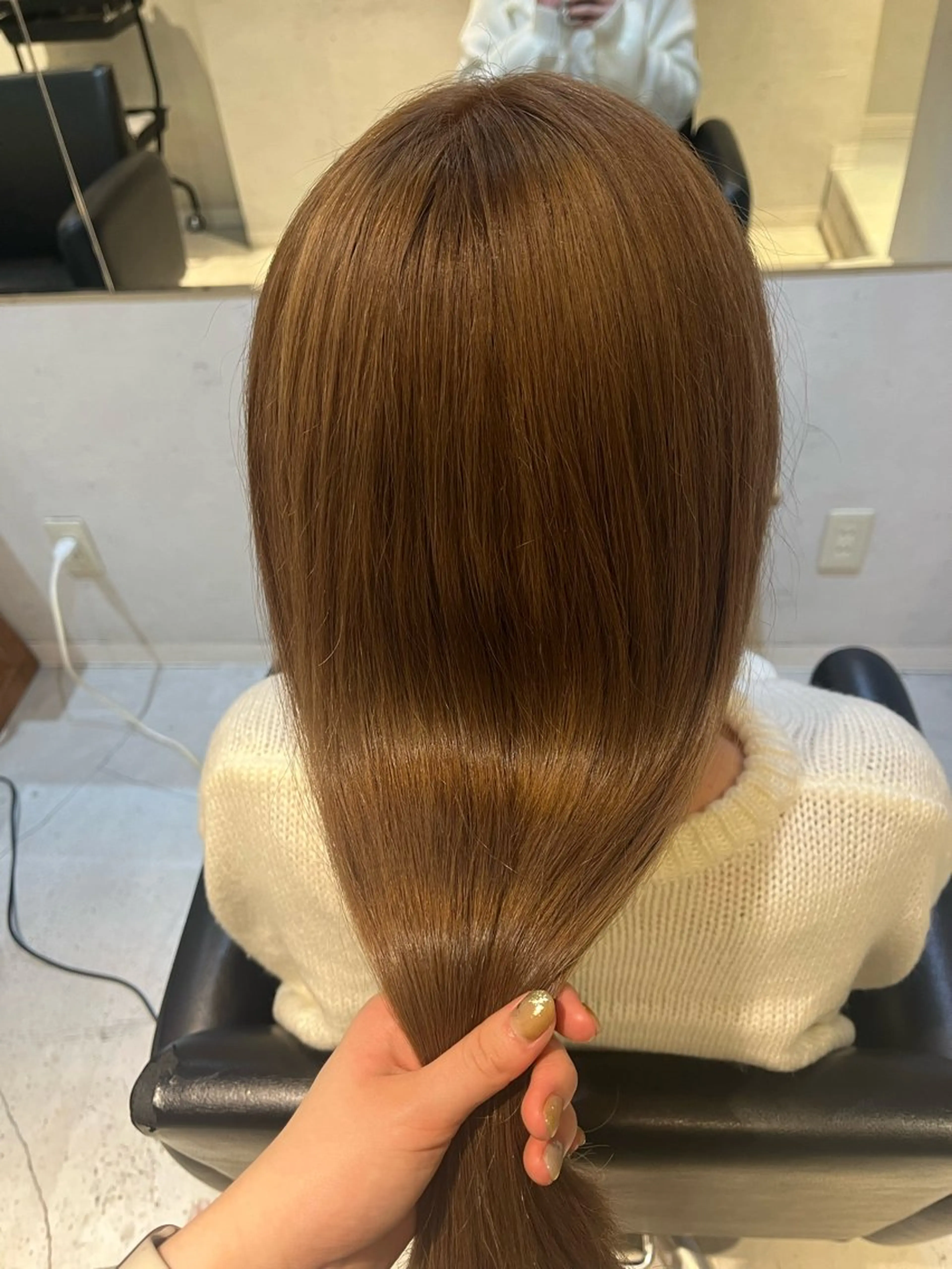 ロング カラー ブリーチ メンズカット募集中 ❤️‍🔥河村未桜のヘアスタイル