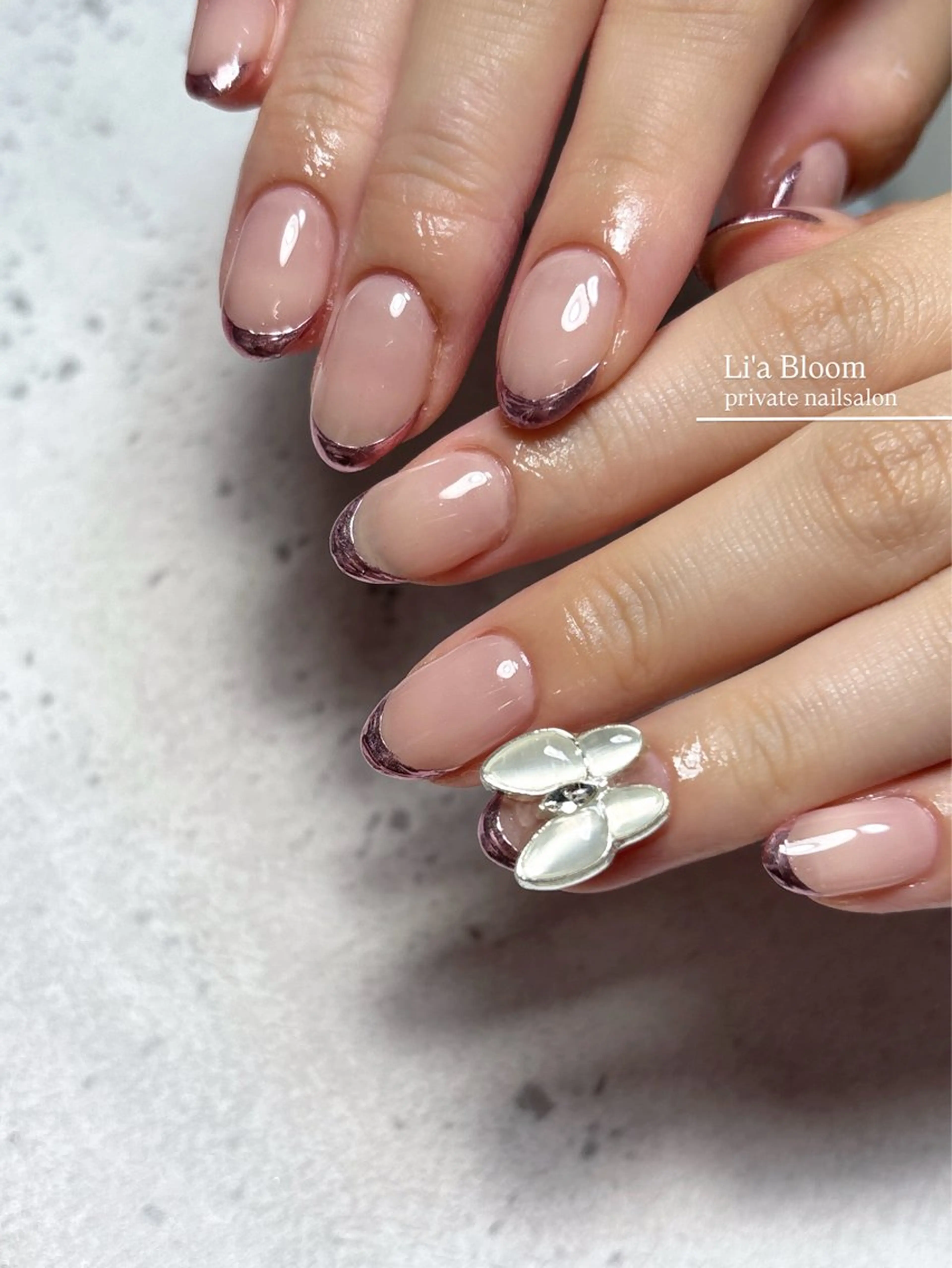 ネイル ハンドネイル Li'a Bloom所属・🦋🤍 madoka🤍のネイルデザイン