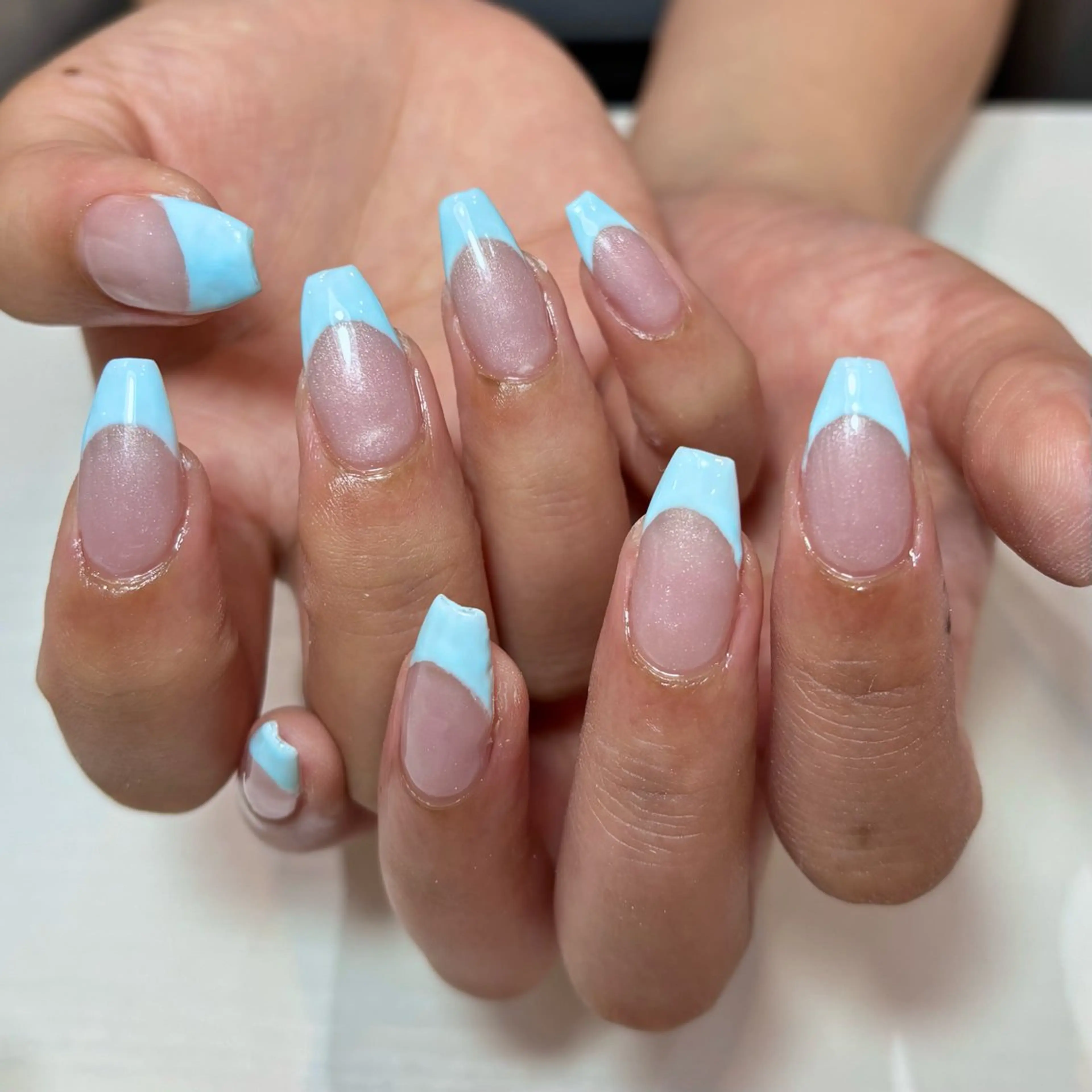 ネイル マグネットネイル ハンドネイル WHITE NAIL ひなたのネイルデザイン