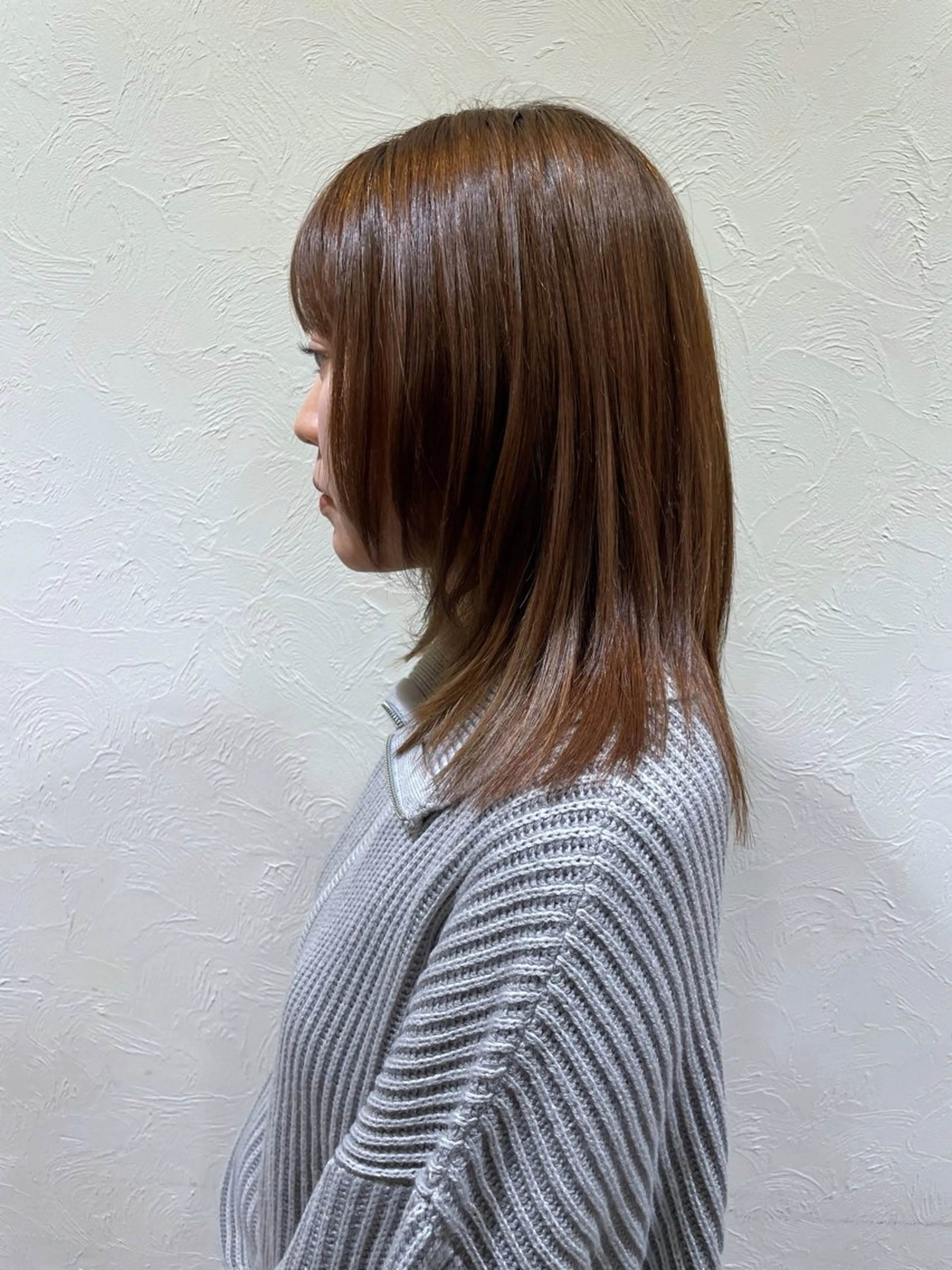 セミロング 西山 瑞希のヘアスタイル