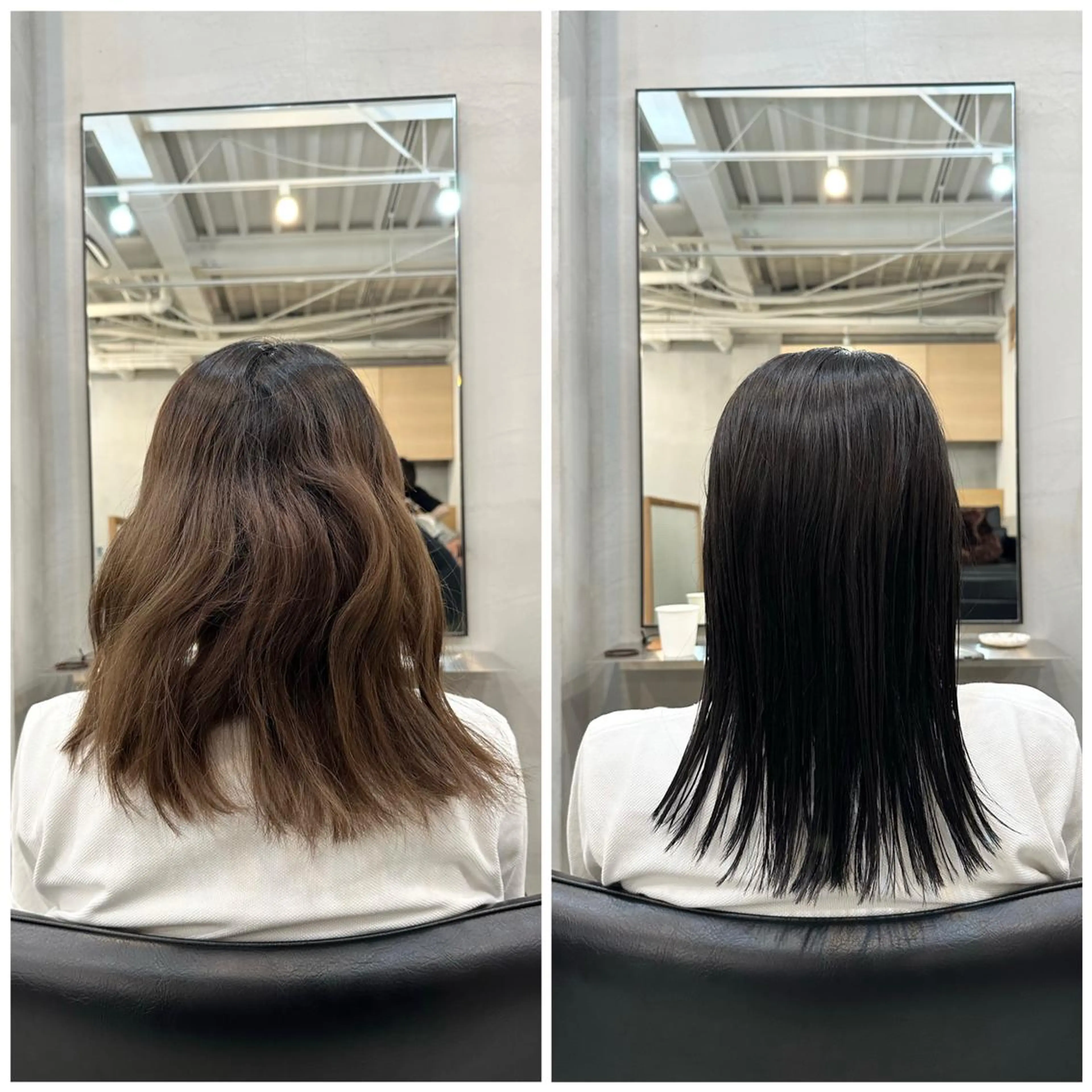 ミディアム カラー パーマ honoka ikegamiのヘアスタイル