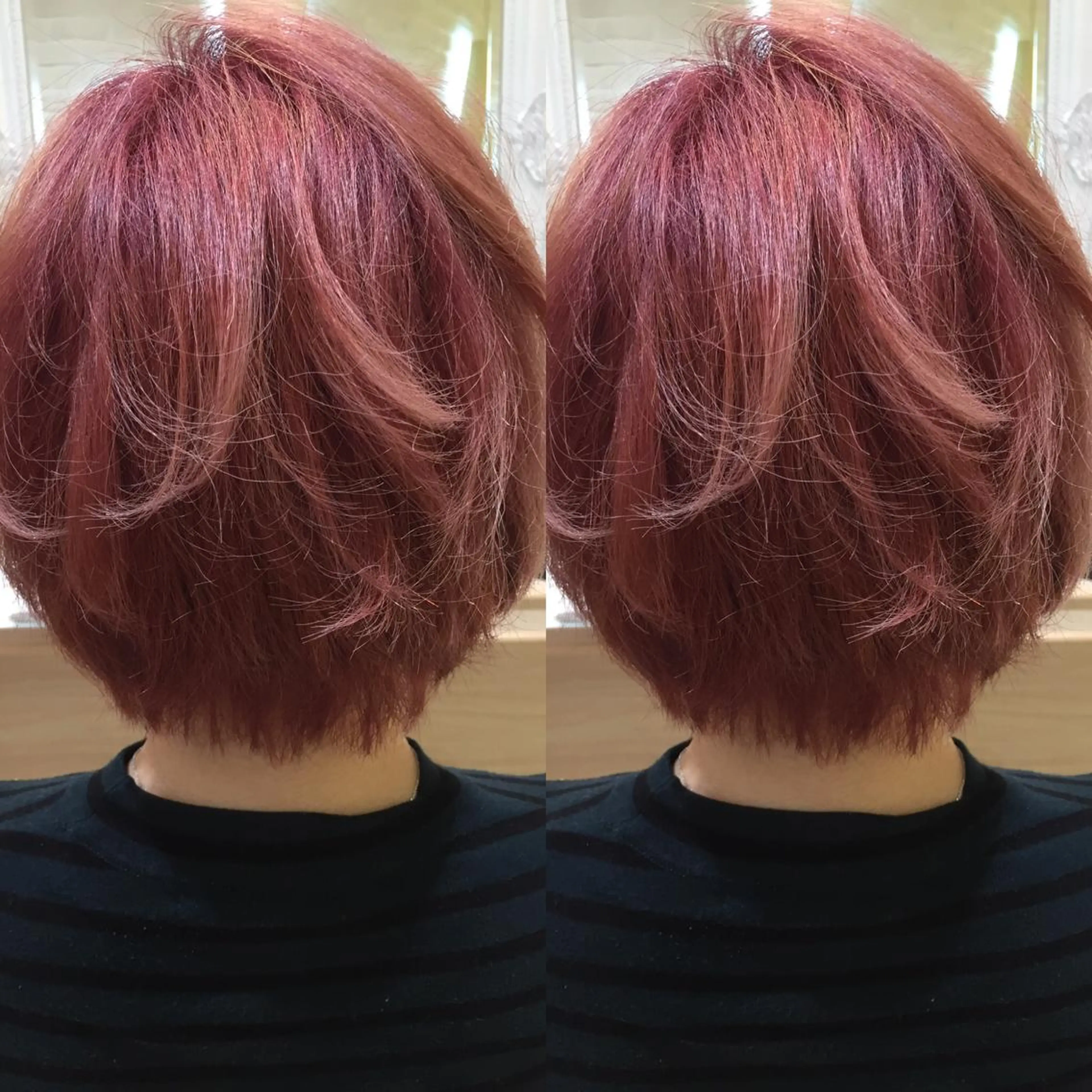 ショート カラー 韓国レイヤー×透明感 カラー/山崎一輝のヘアスタイル