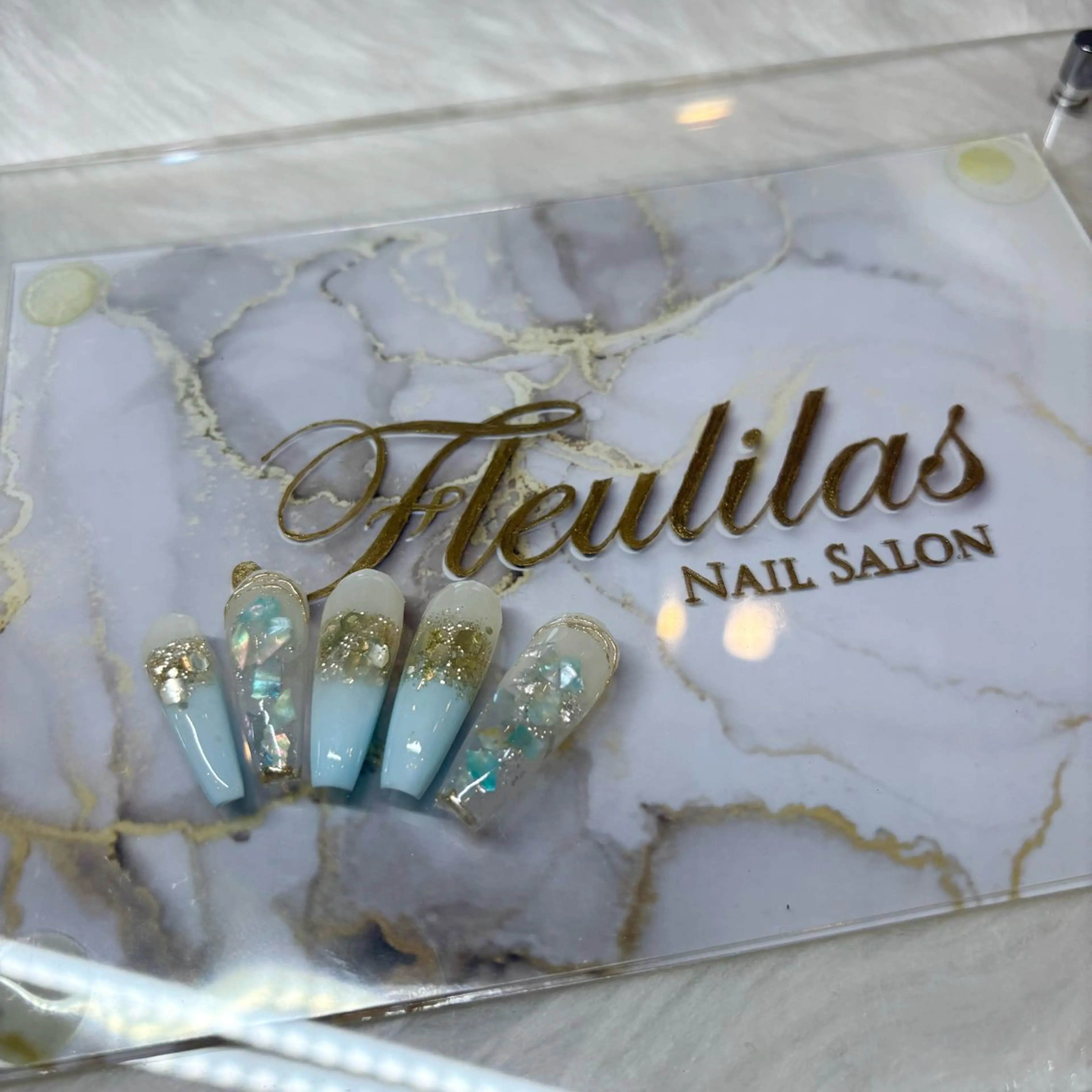 シェル埋め込みスカルプ（デザイン変更⭕️）💅技術習得中の為、今だけ特別価格でのご案内可能です！の写真