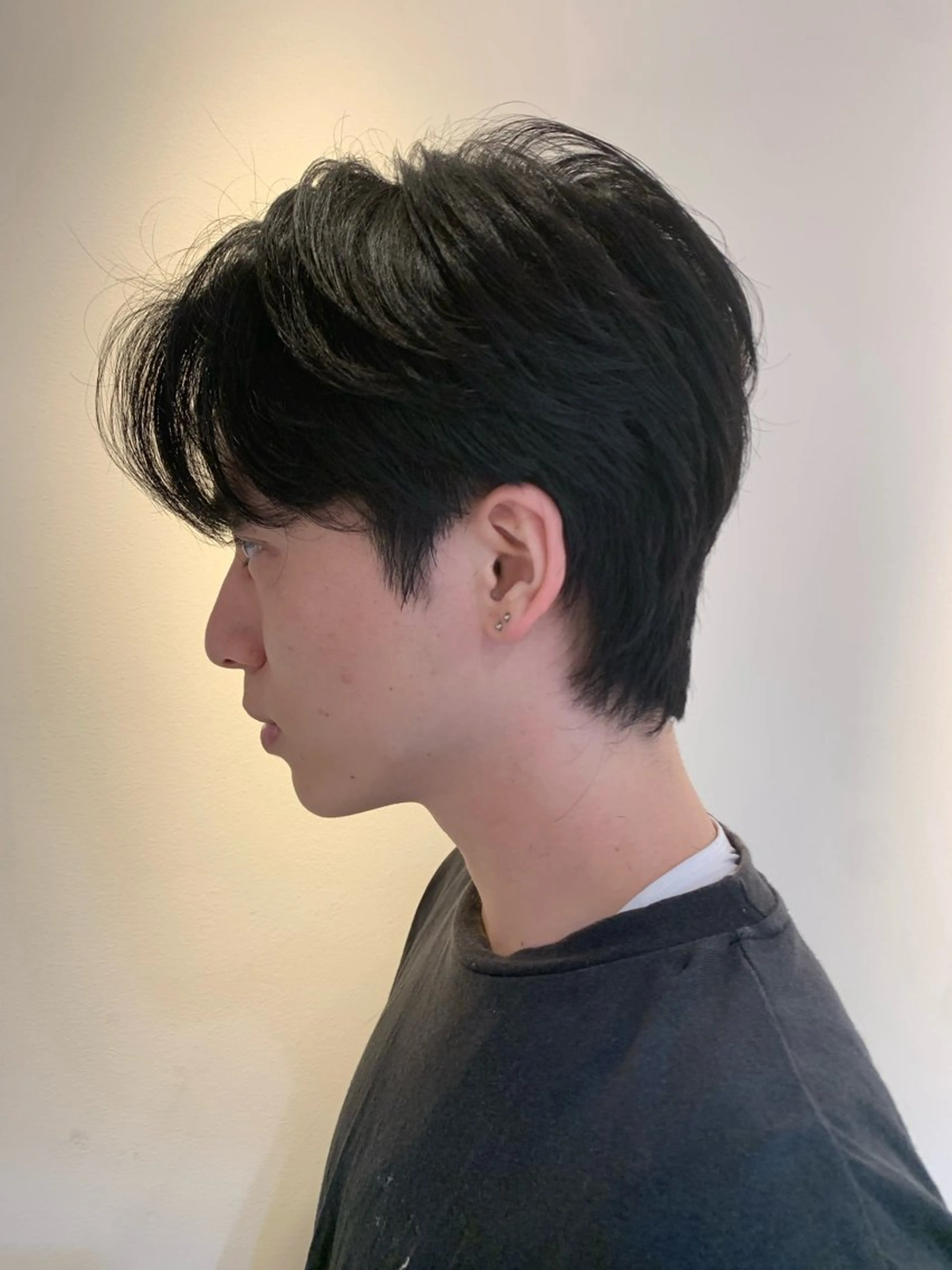 ショート メンズ センターパート メンズウルフカット ウルフカット Yu /マッシュ/ スパイキーショートのその他イメージ