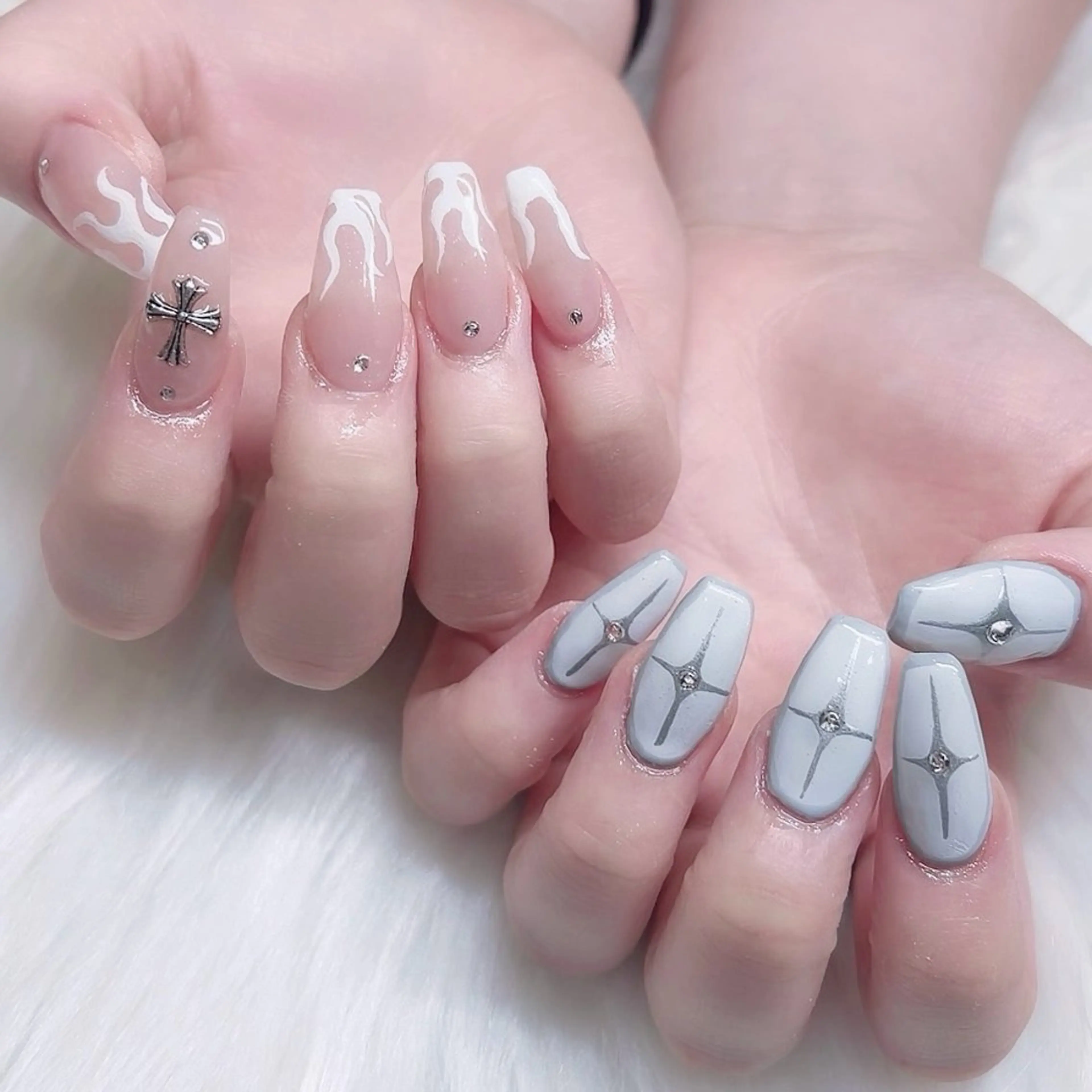 ネイル アートネイル ジェルネイル 持ち込み ニュアンスネイル シンプルネイル ハンドネイル Nail lieNのネイルデザイン