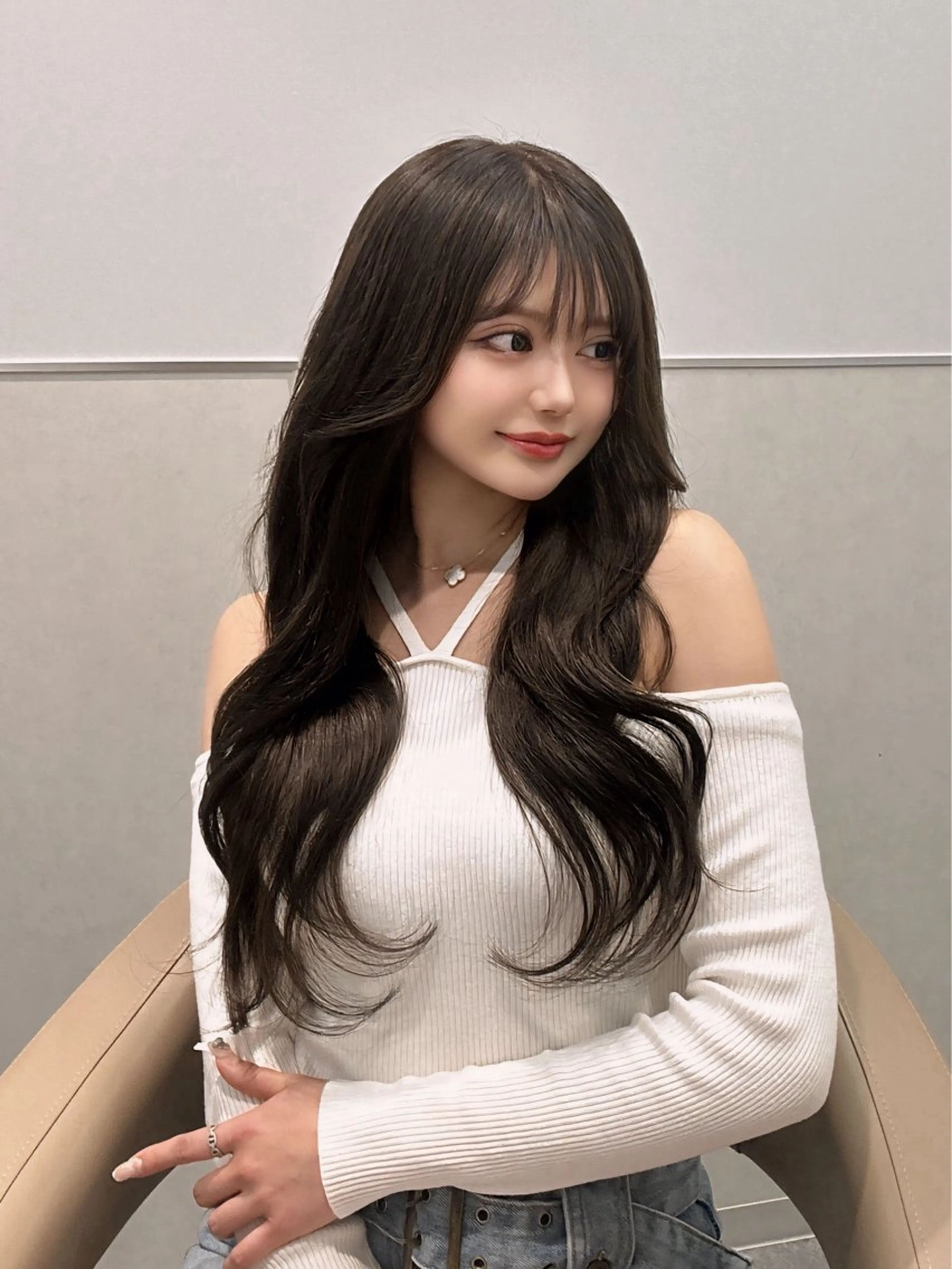 ロング カラー 韓国ヘア/エクステ/ Maiのヘアスタイル