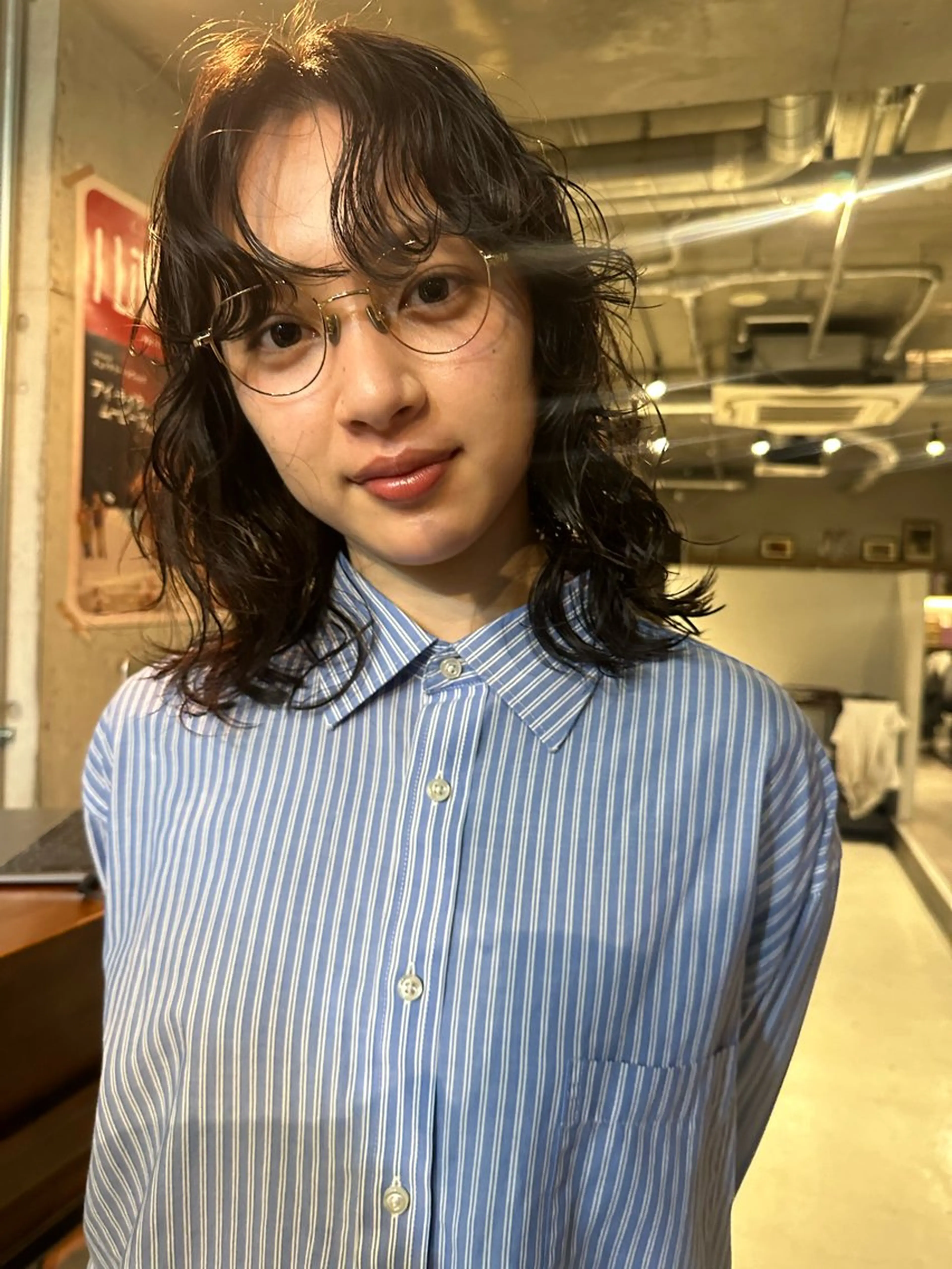 ミディアム パーマ カット ヘアカラー パーマ トリートメント 斎藤祐樹 /レイヤー/パーマのヘアスタイル