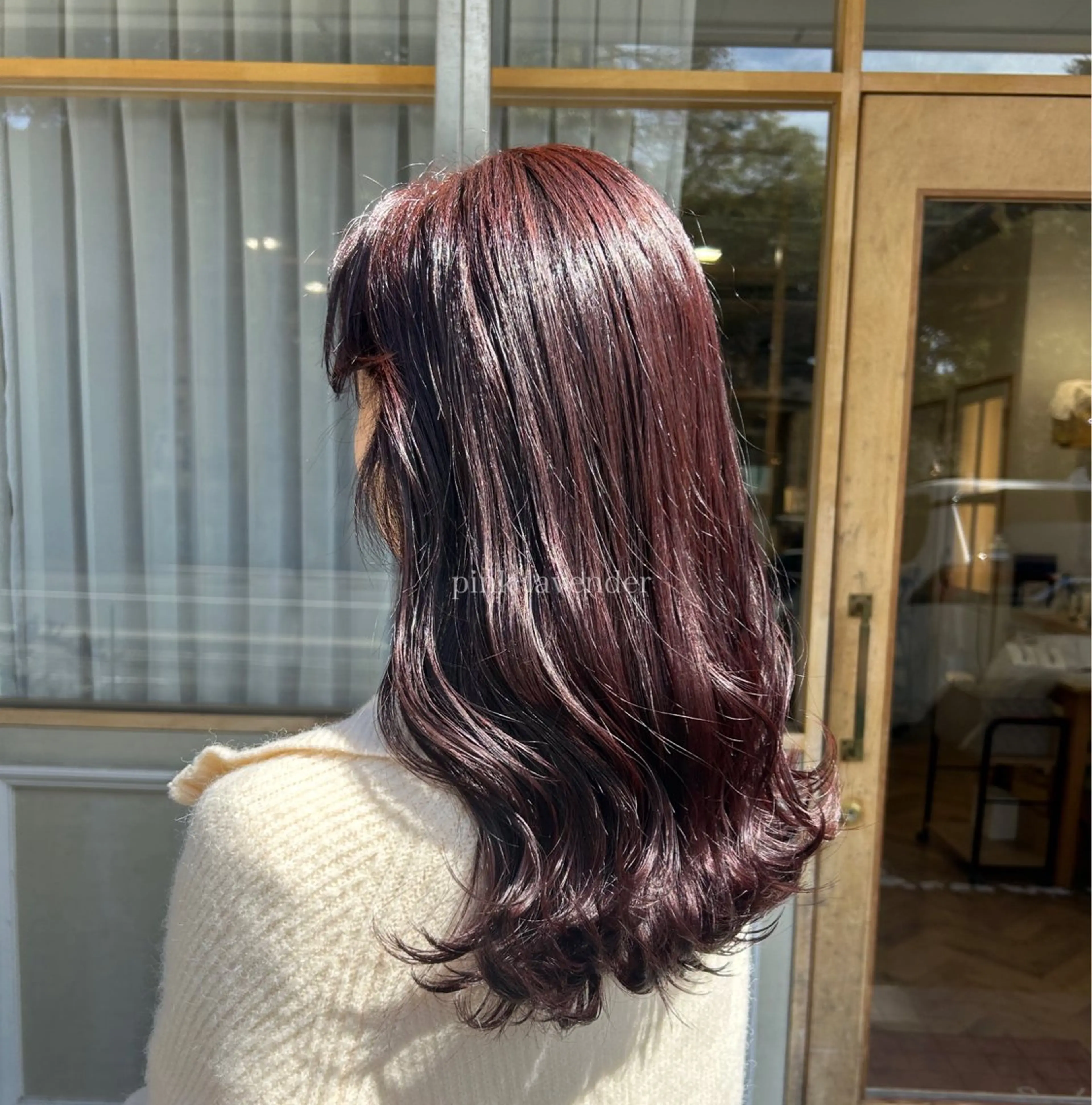 セミロング カラー ヘアカラー merc.🌿 友藤鮎那のヘアスタイル