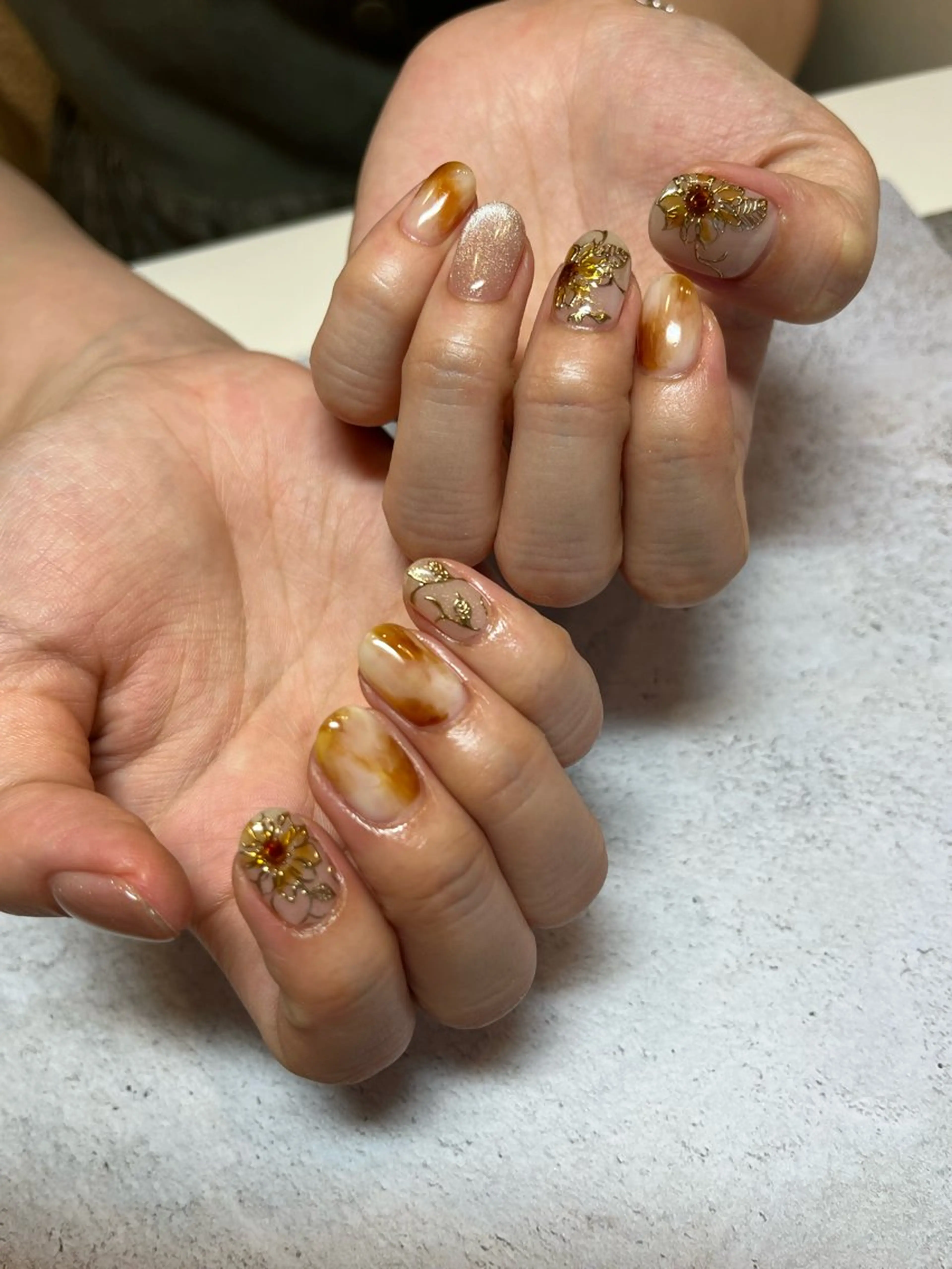 ネイル ハンドネイル 【LINON】 airiのネイルデザイン