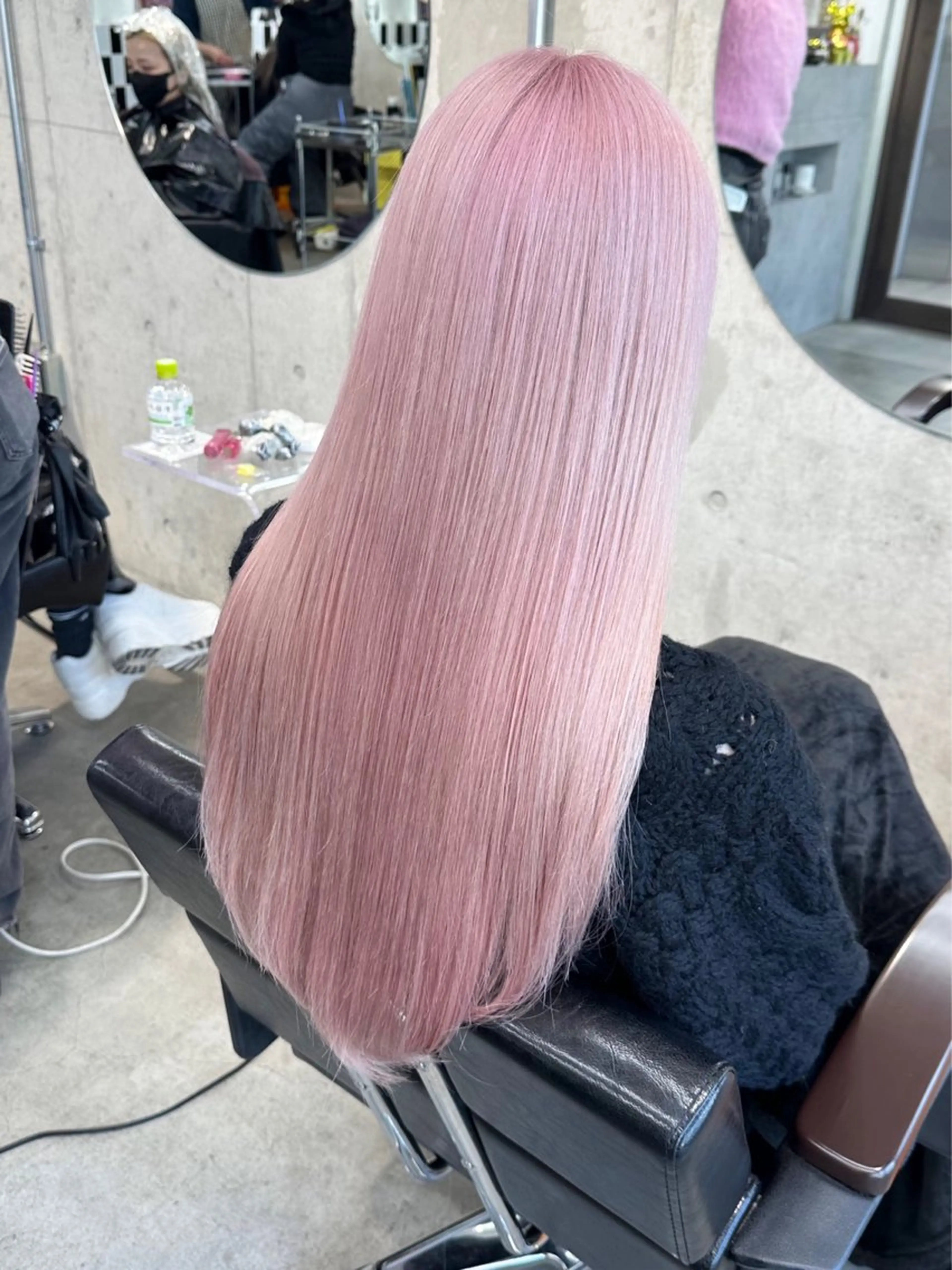 ロング ヘアカラー トリートメント 🤍ムラ修正ブリーチ 🤍原宿/YUUのヘアスタイル