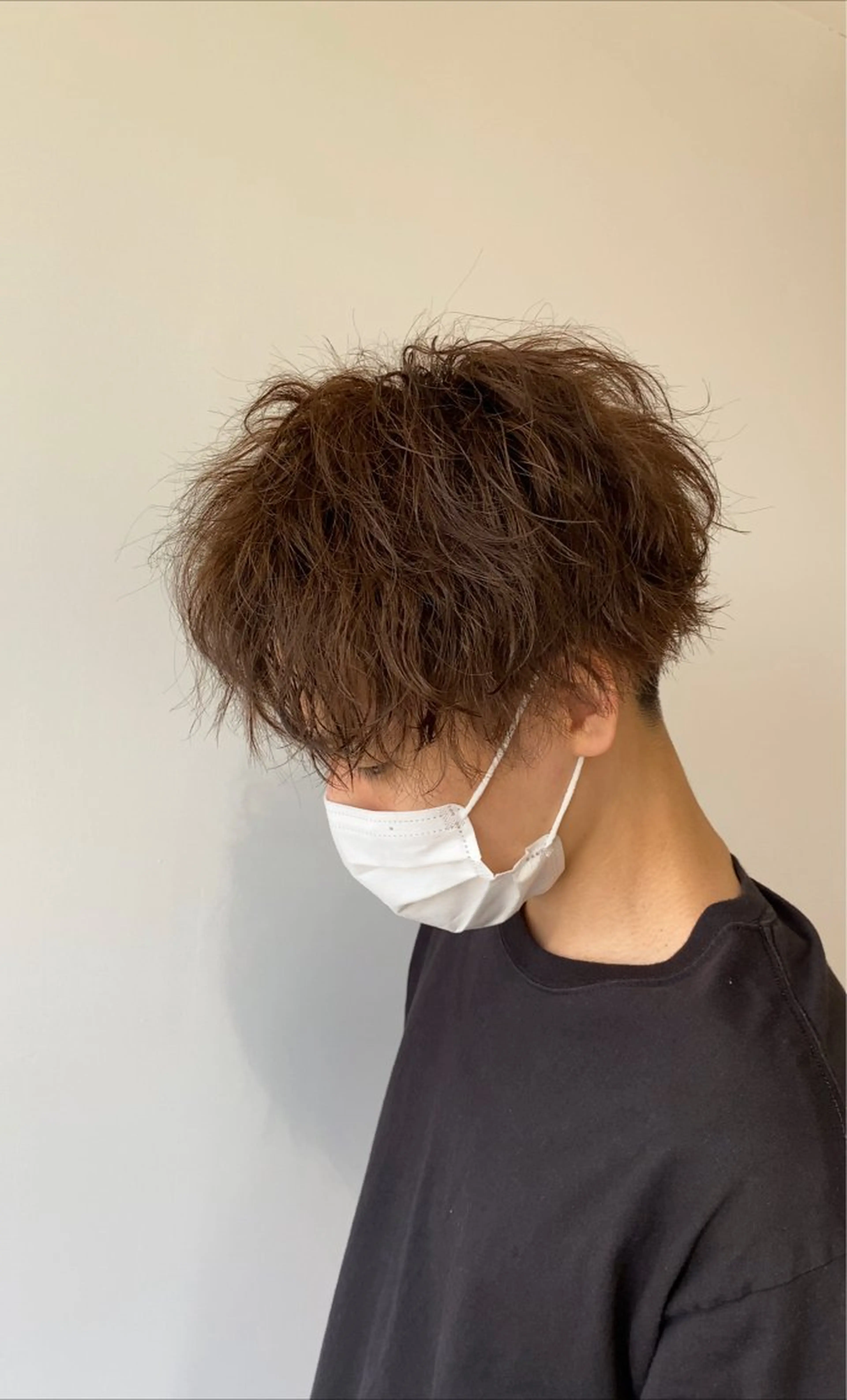 パーマ メンズ メンズパーマ 刈り上げ スパイラルパーマ カット ヘアカラー トリートメント 瀬戸 昭秀のヘアスタイル