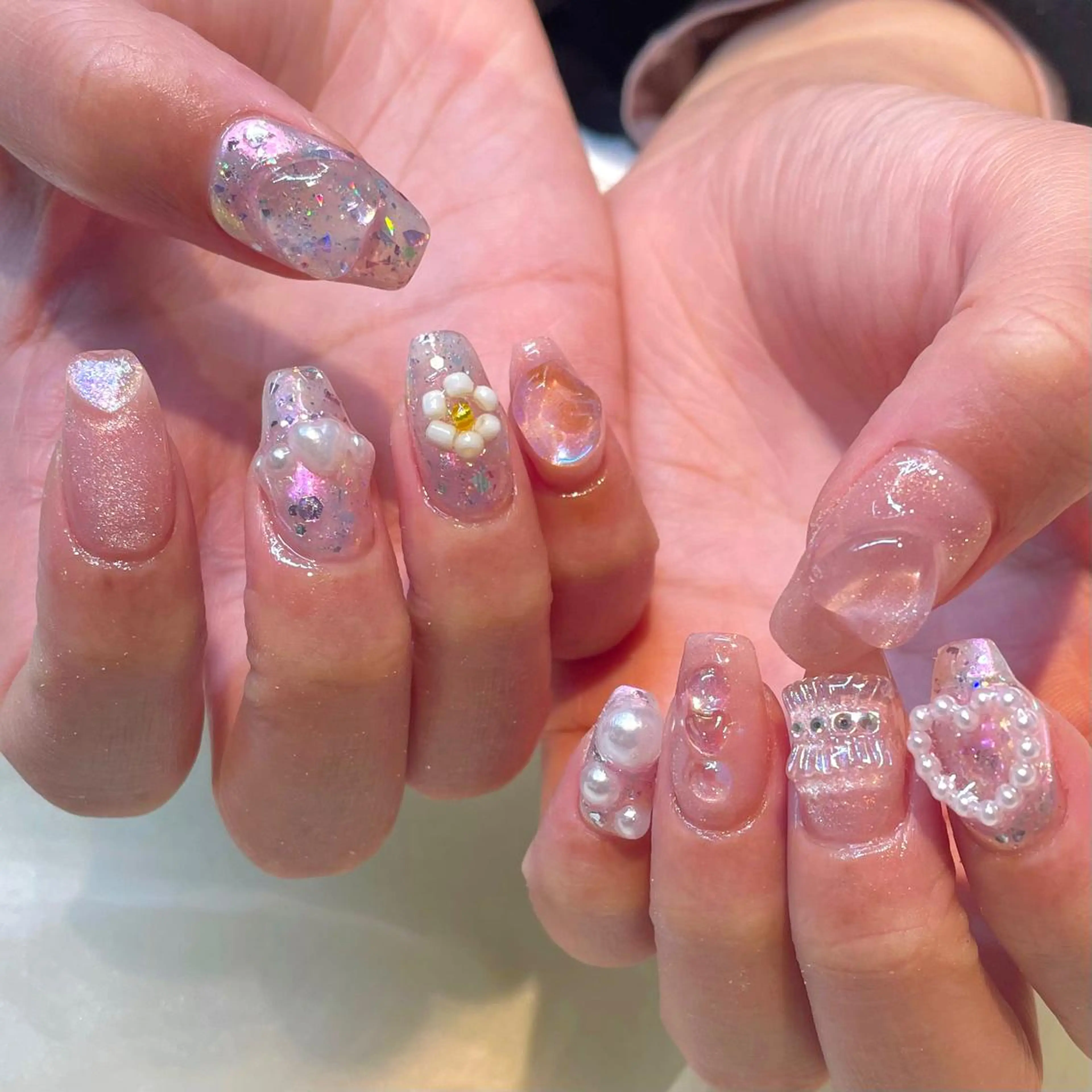 ネイル ハンドネイル 新井 ひなののネイルデザイン