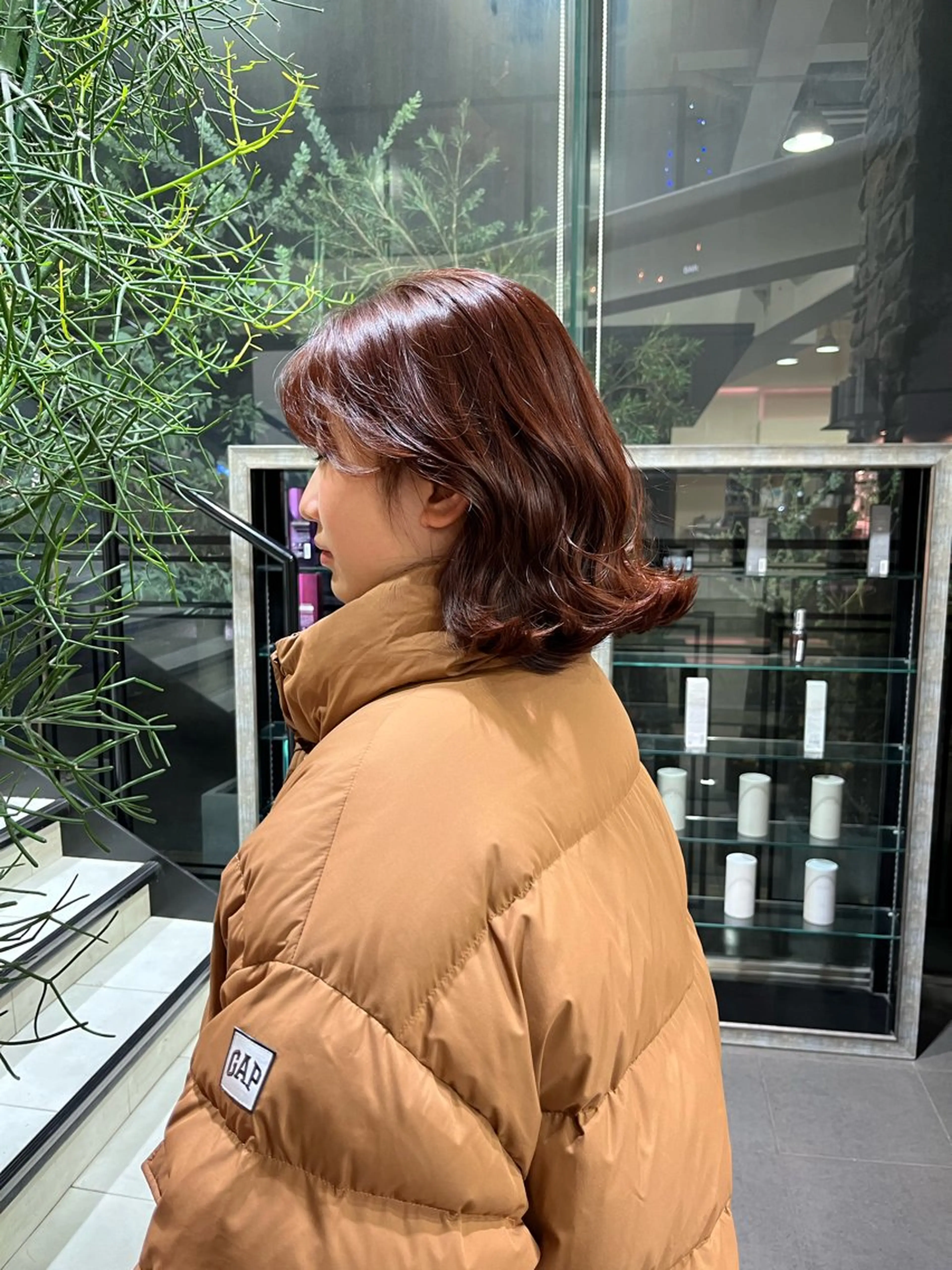 ショート カラー ヘアカラー トリートメント ヘアセット/透明感 カラー/あんりんのヘアスタイル