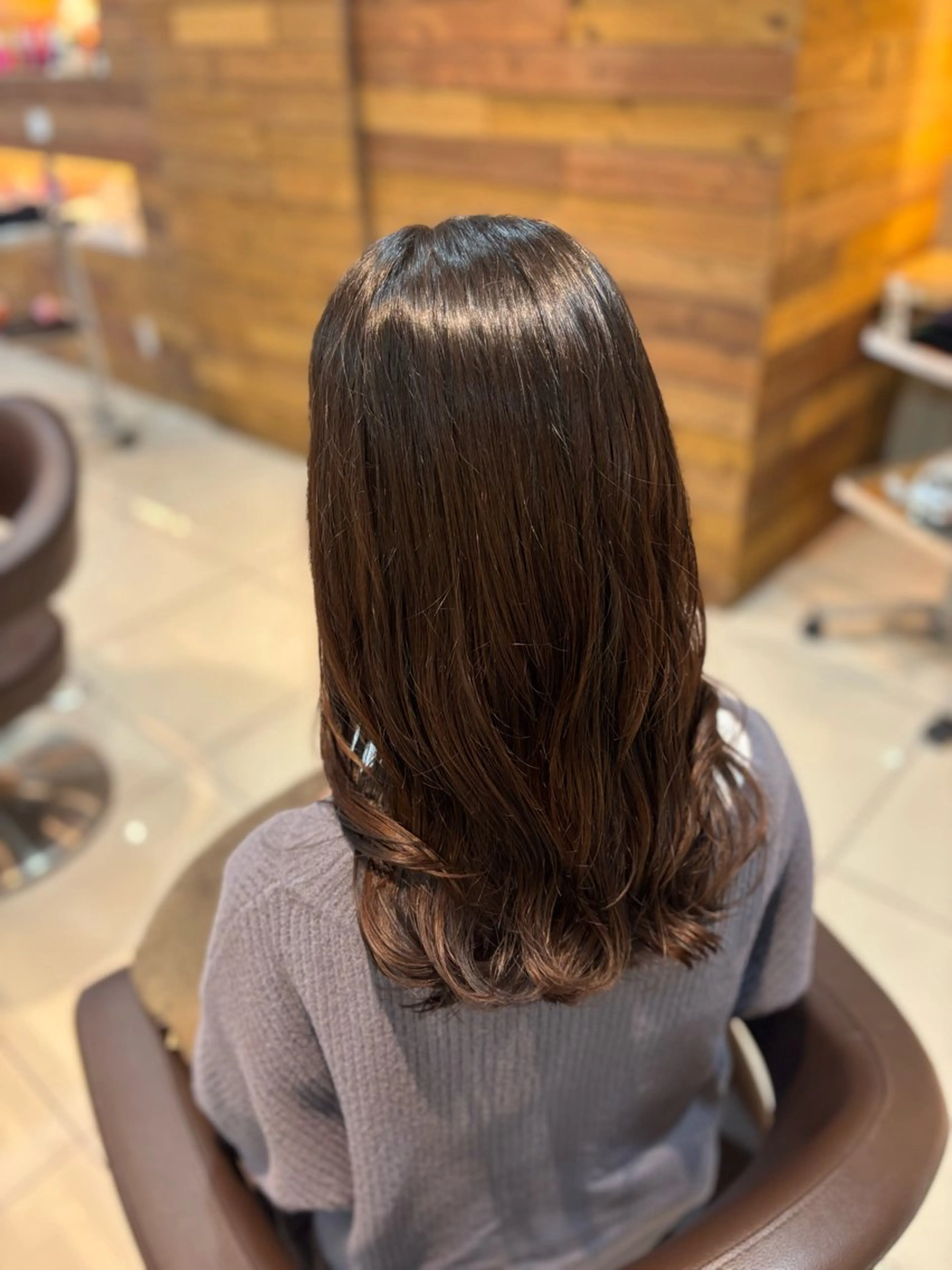 【🎀韓国コテ巻き風パーマ🎀(デジタルパーマ)】✖️馴染ませカット✖️トリートメントの写真