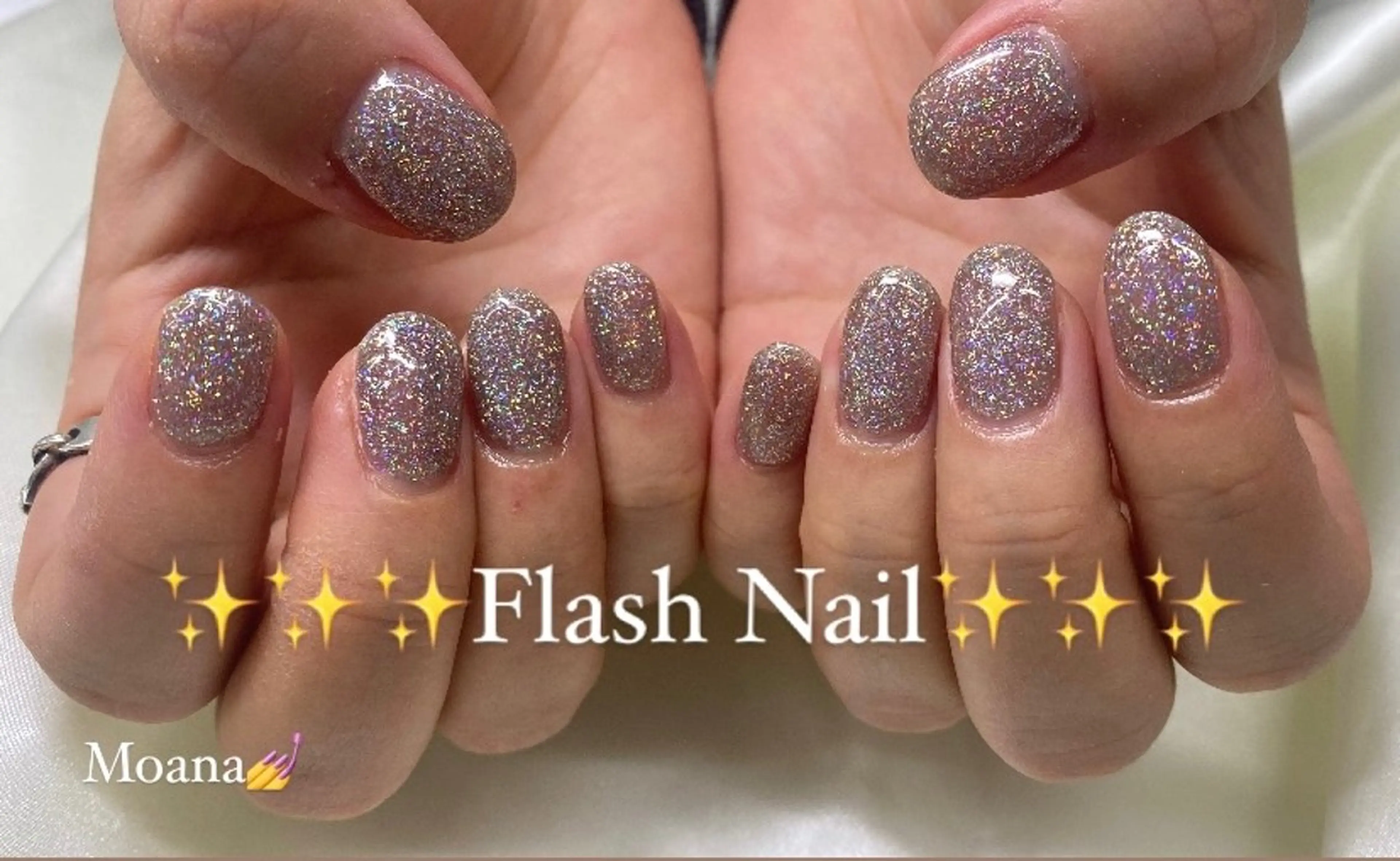 ネイル フラッシュネイル ハンドネイル Moana manamiのネイルデザイン