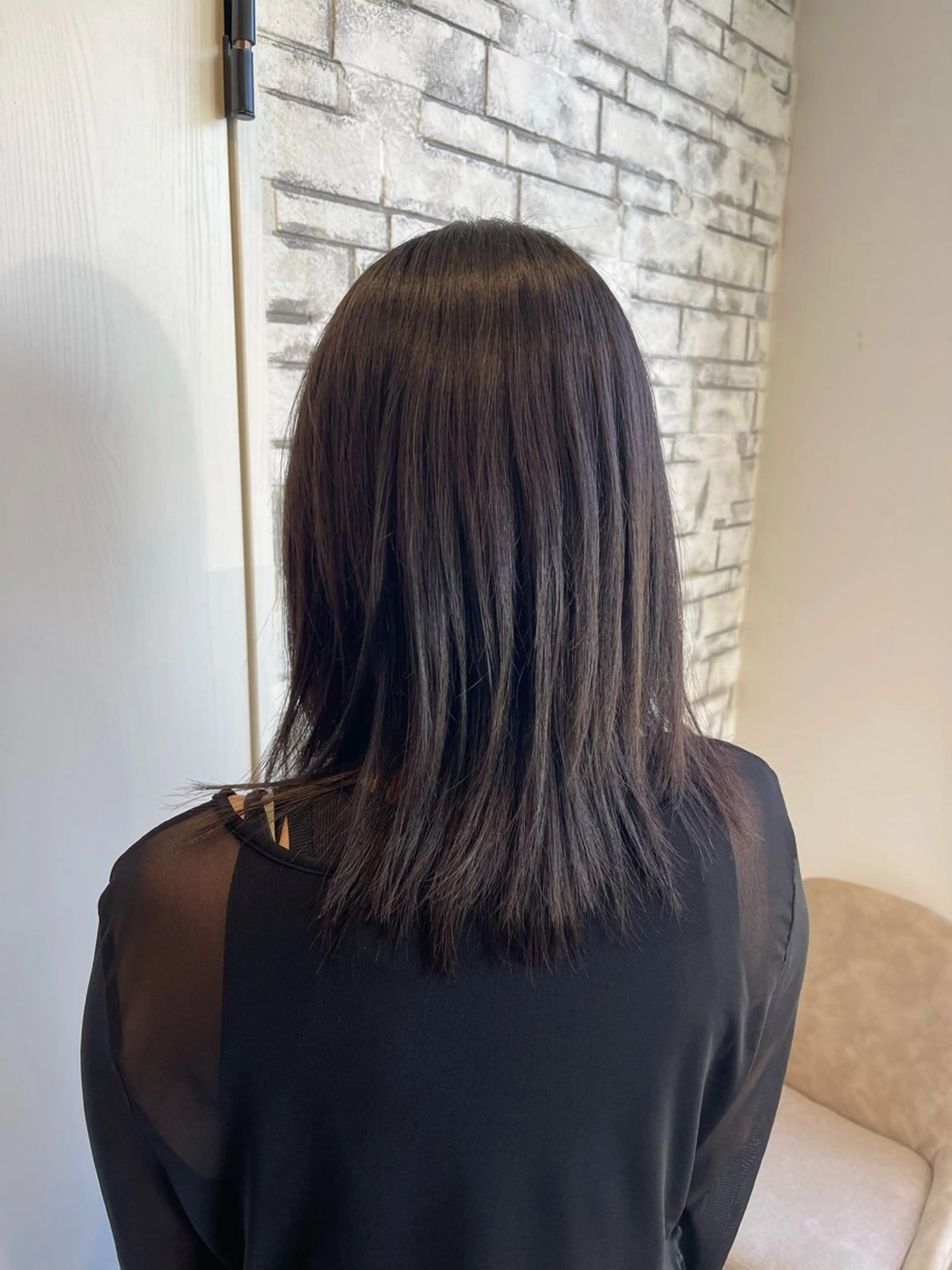 ミディアム 縮毛矯正 ワンカラー💓 豊橋/まおのヘアスタイル