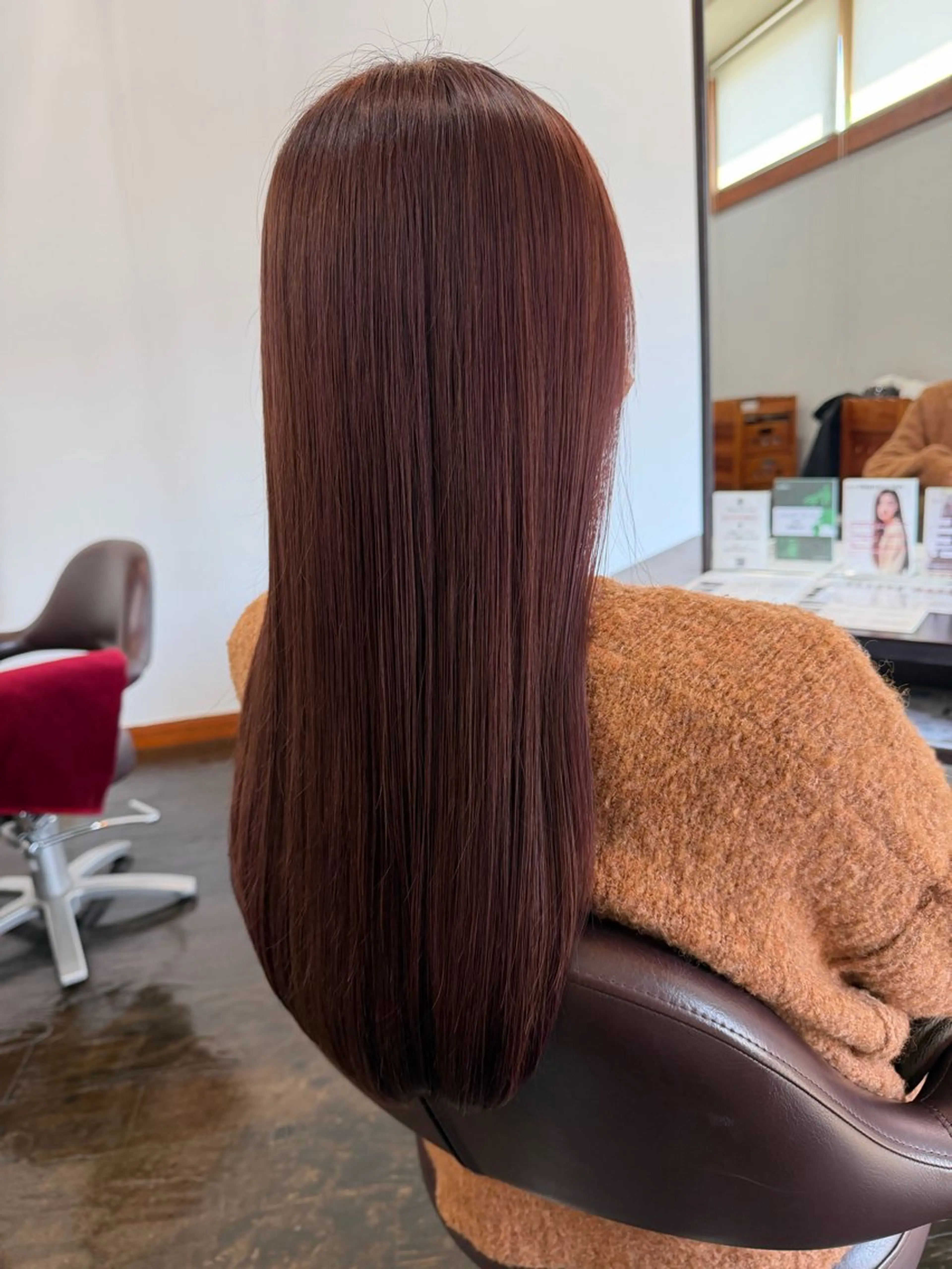 カラー ベージュカラー ピンクカラー ピンクベージュ 坂本 瑞季 🤍 髪質改善のヘアスタイル