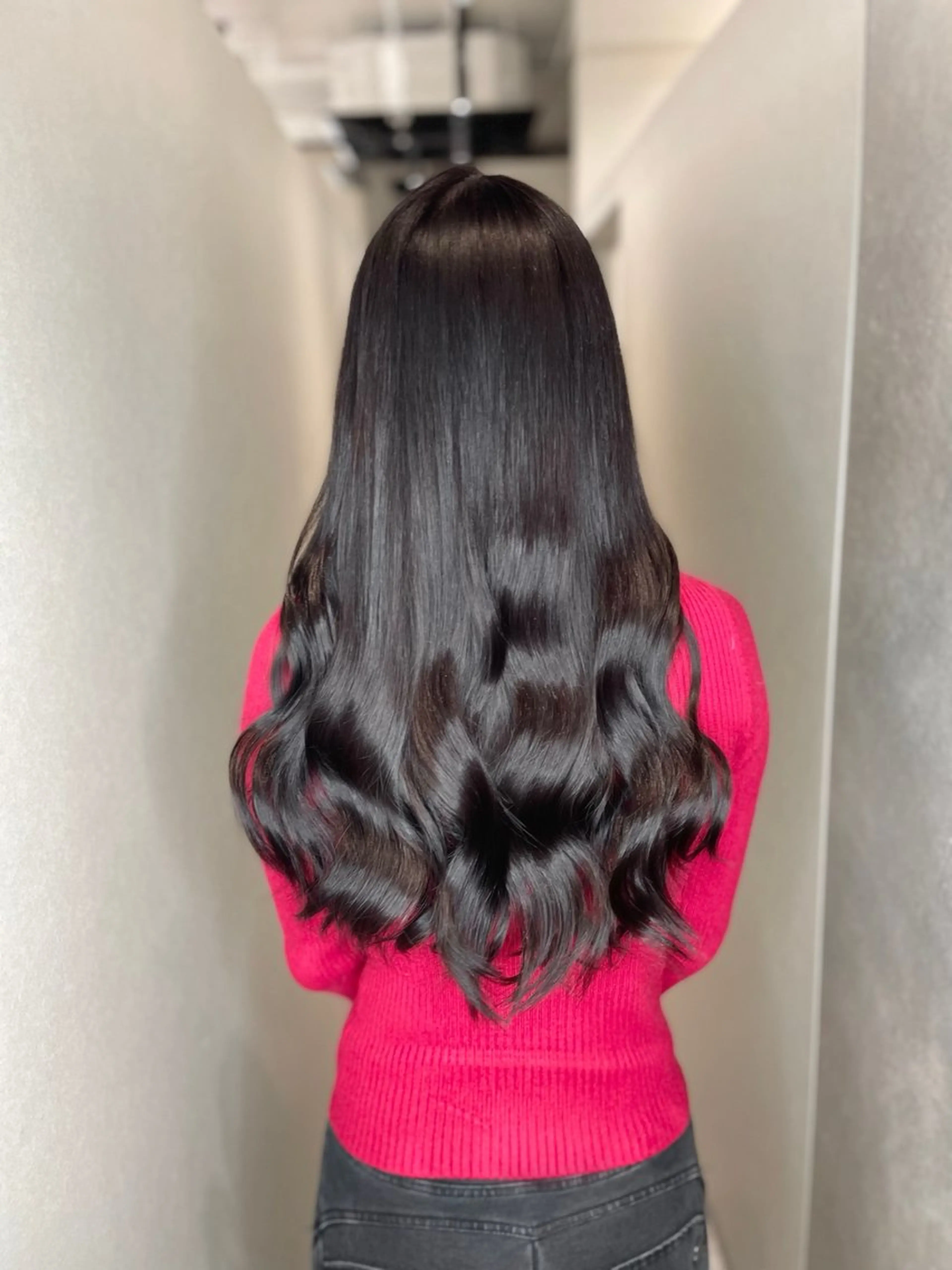 ロング カラー 透明感カラー 髪質改善 ヘアカラー トリートメント 今井 勝也のヘアスタイル