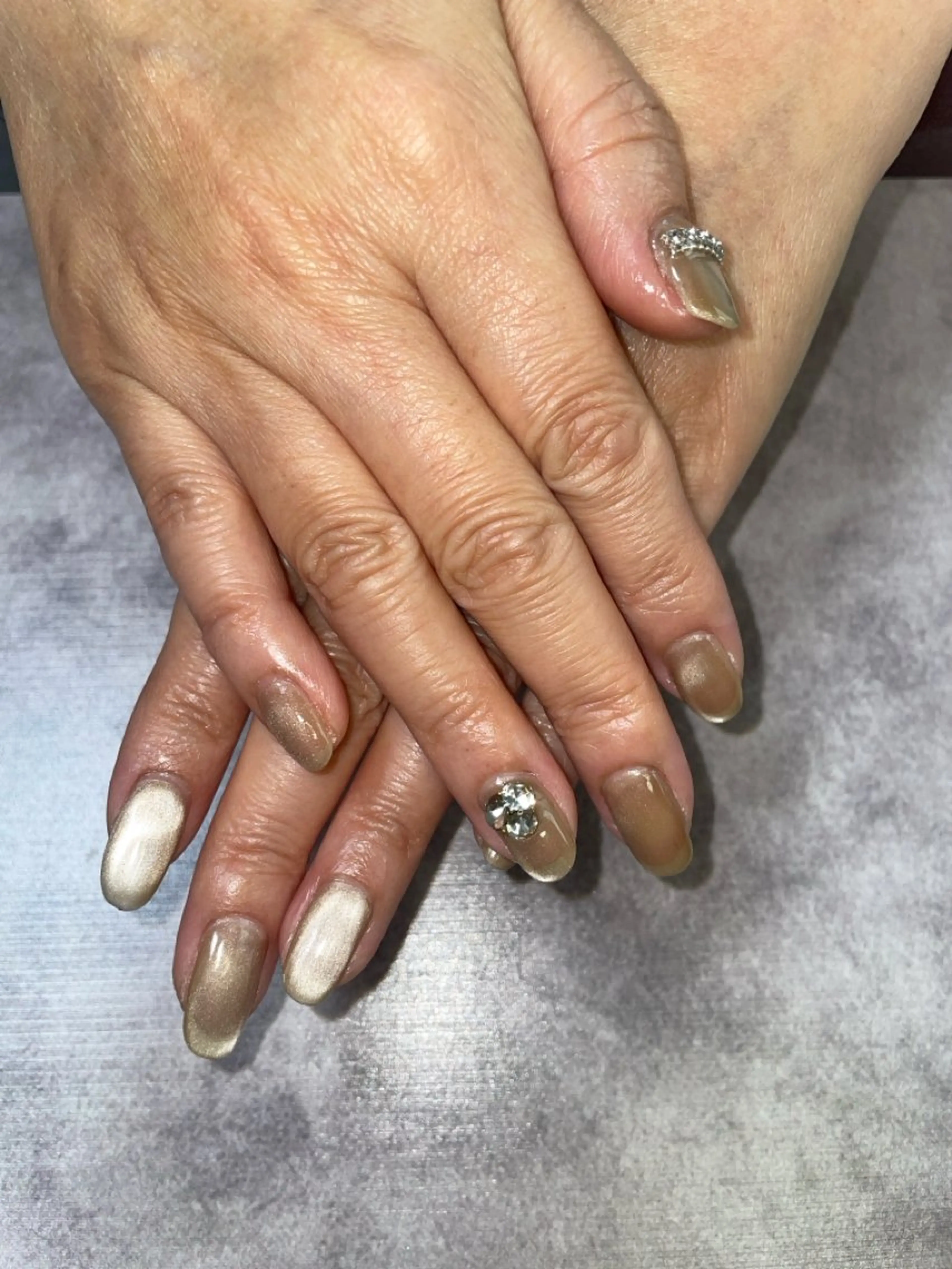 シンプルネイル💅長さだしなしオフありの写真