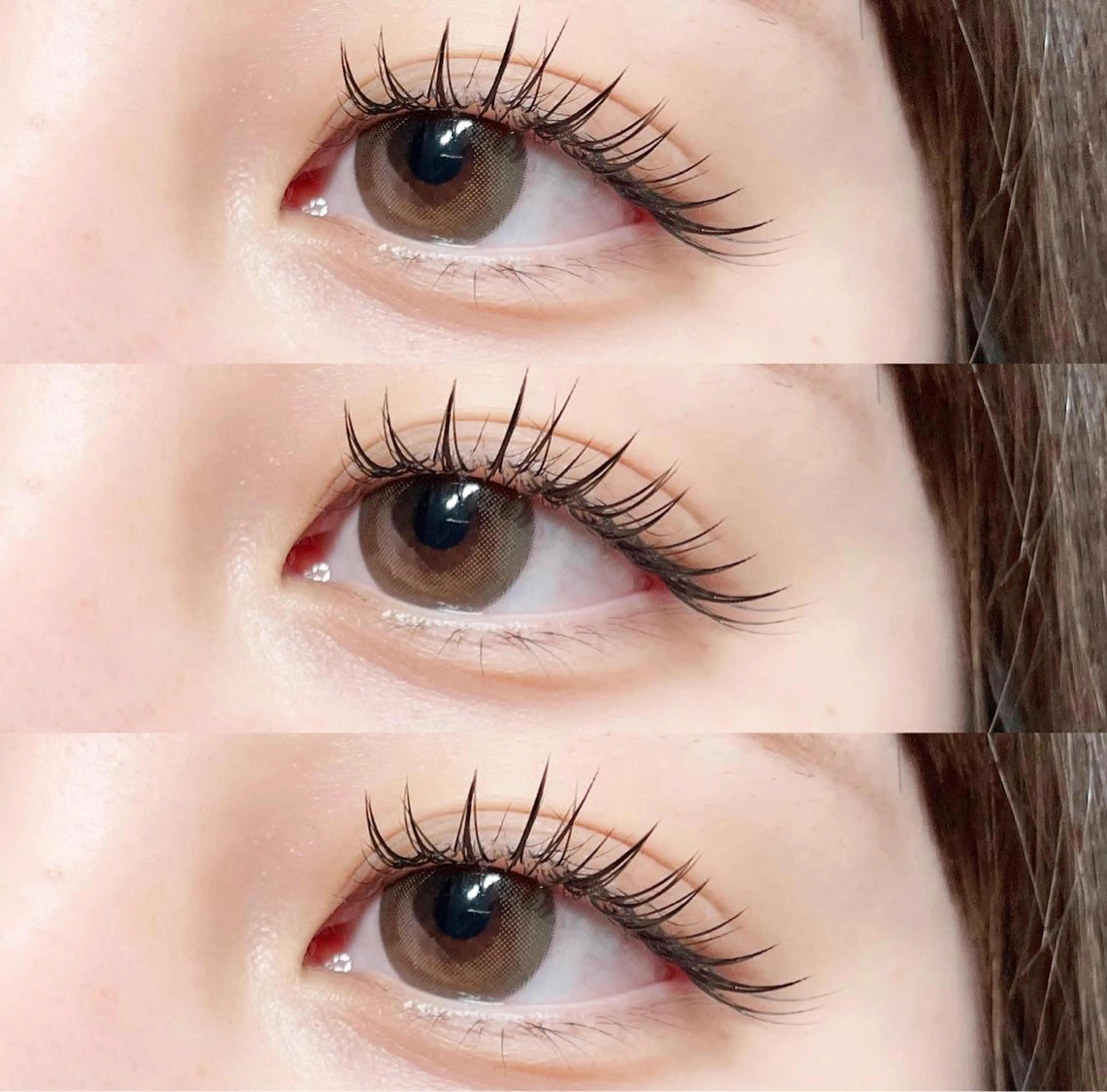 マツエク・マツパ フラットラッシュ 🎀銀座パリジェンヌ マツエクmomo🎀のマツエク・マツパデザイン