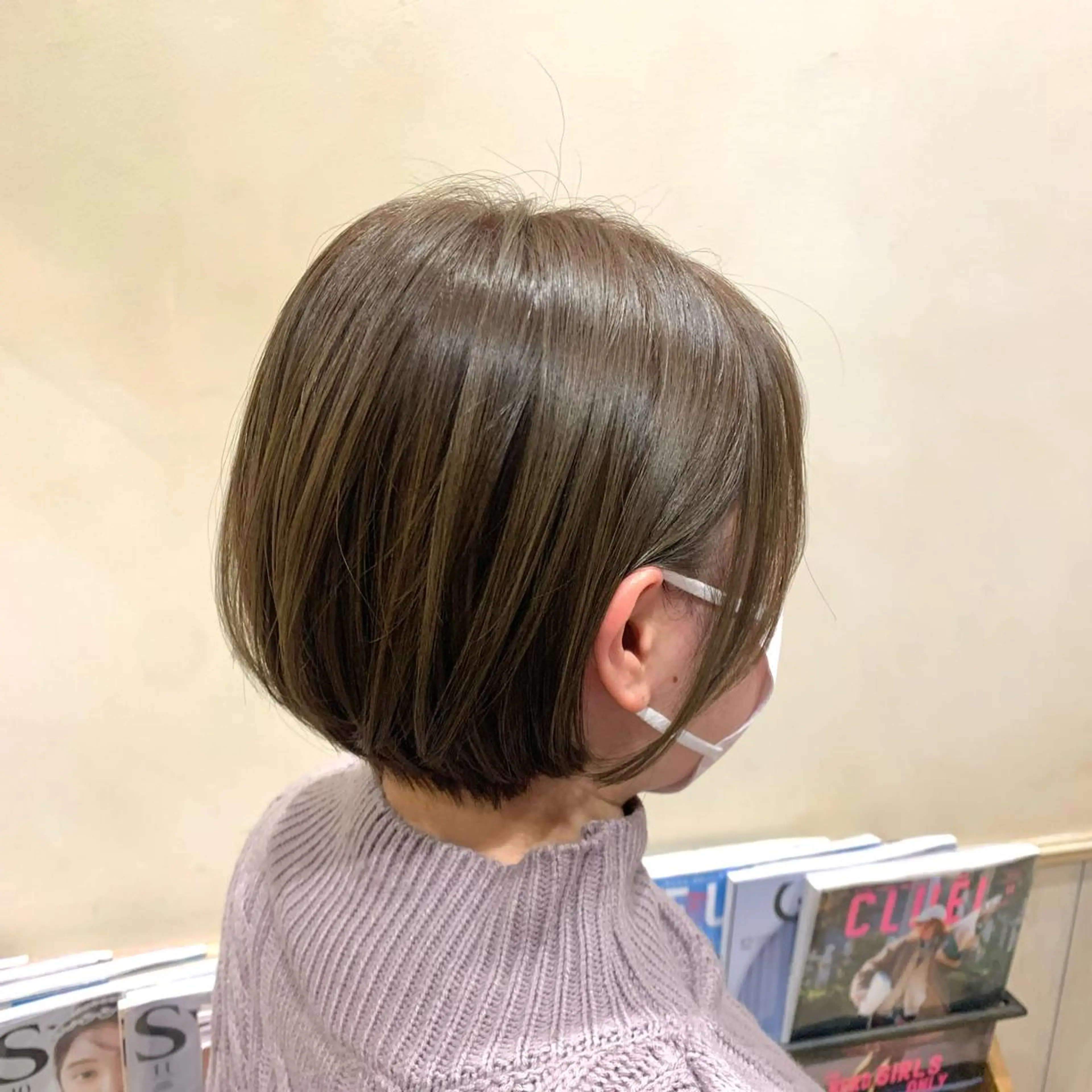 ショート ショートボブ 丸みショート ボブ ショートヘア 福代 茉耶のヘアスタイル