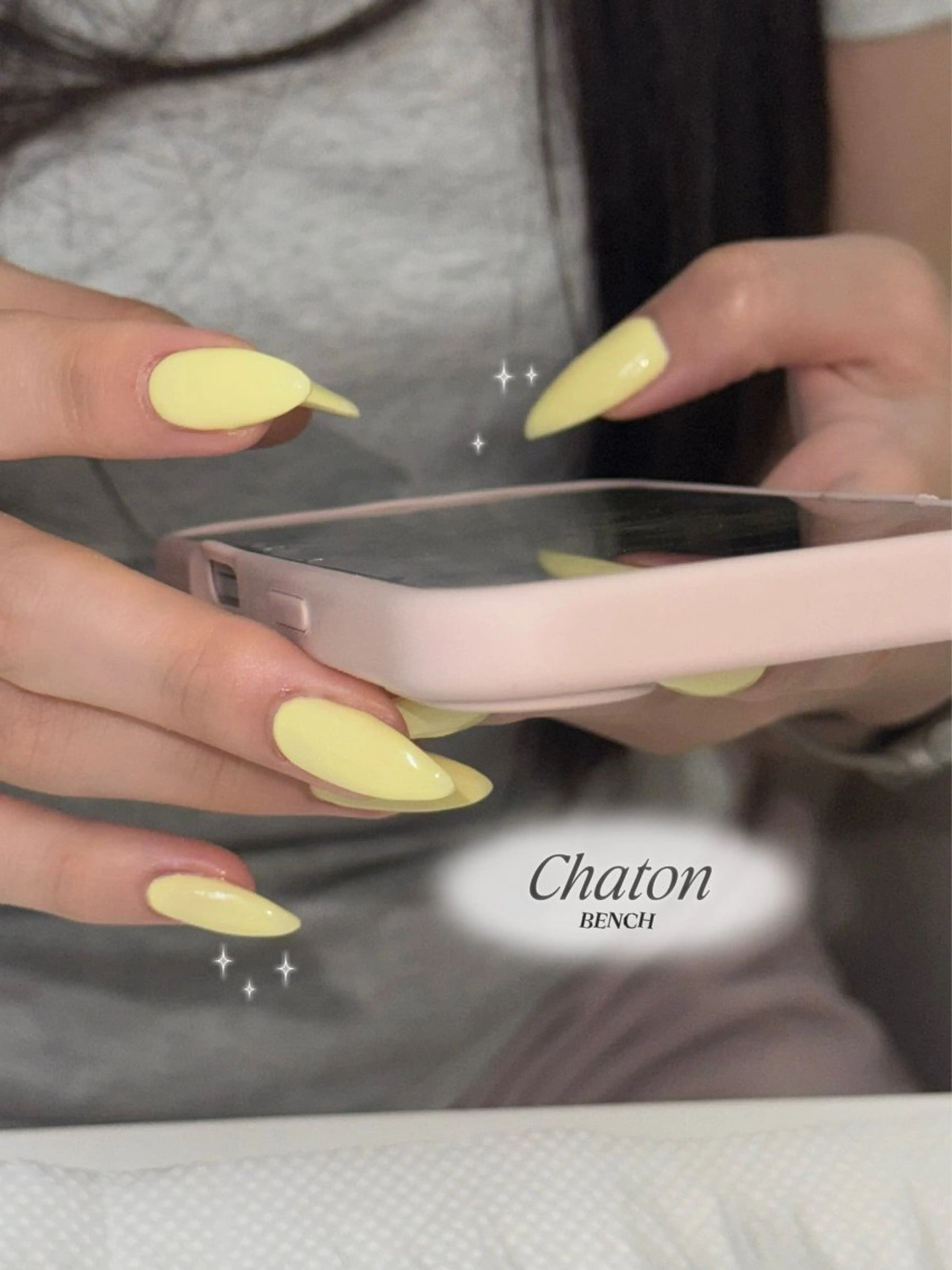 ネイル 春ネイル ハンドネイル BENCH Chatonのネイルデザイン