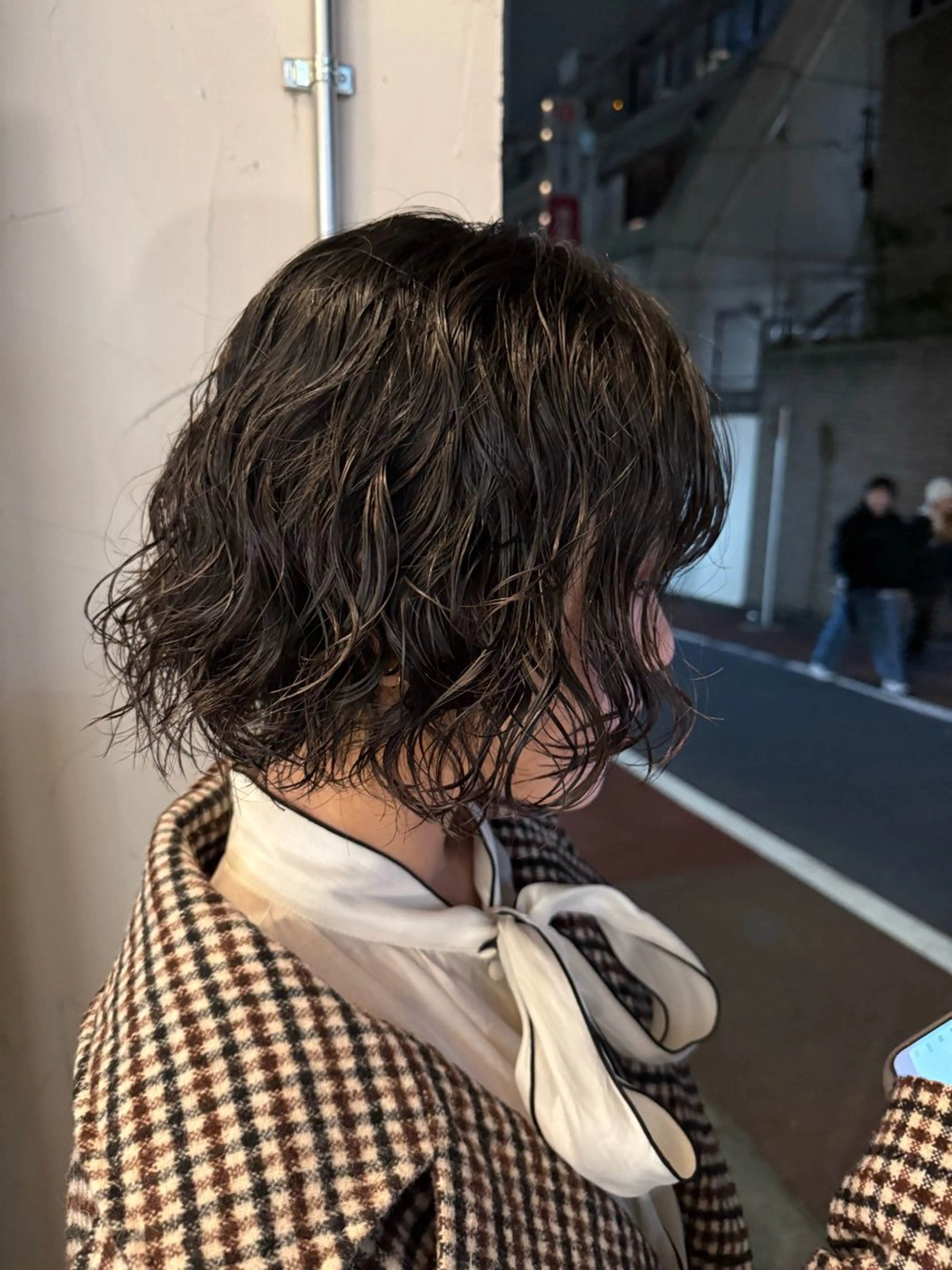 ショート パーマ パーマ/ボブ /レイヤー チヒロのヘアスタイル