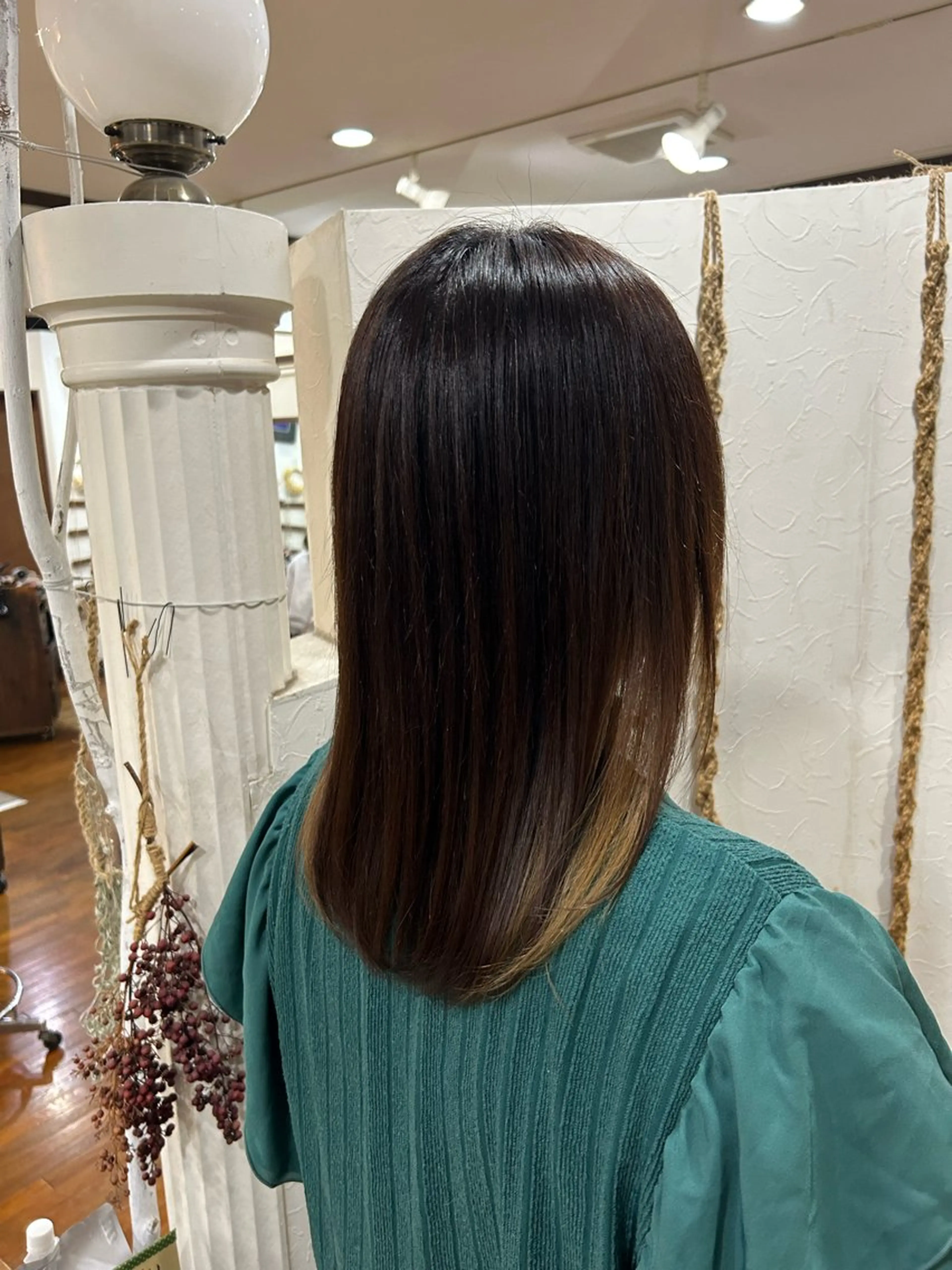 縮毛矯正 トリートメント 中島 優のヘアスタイル