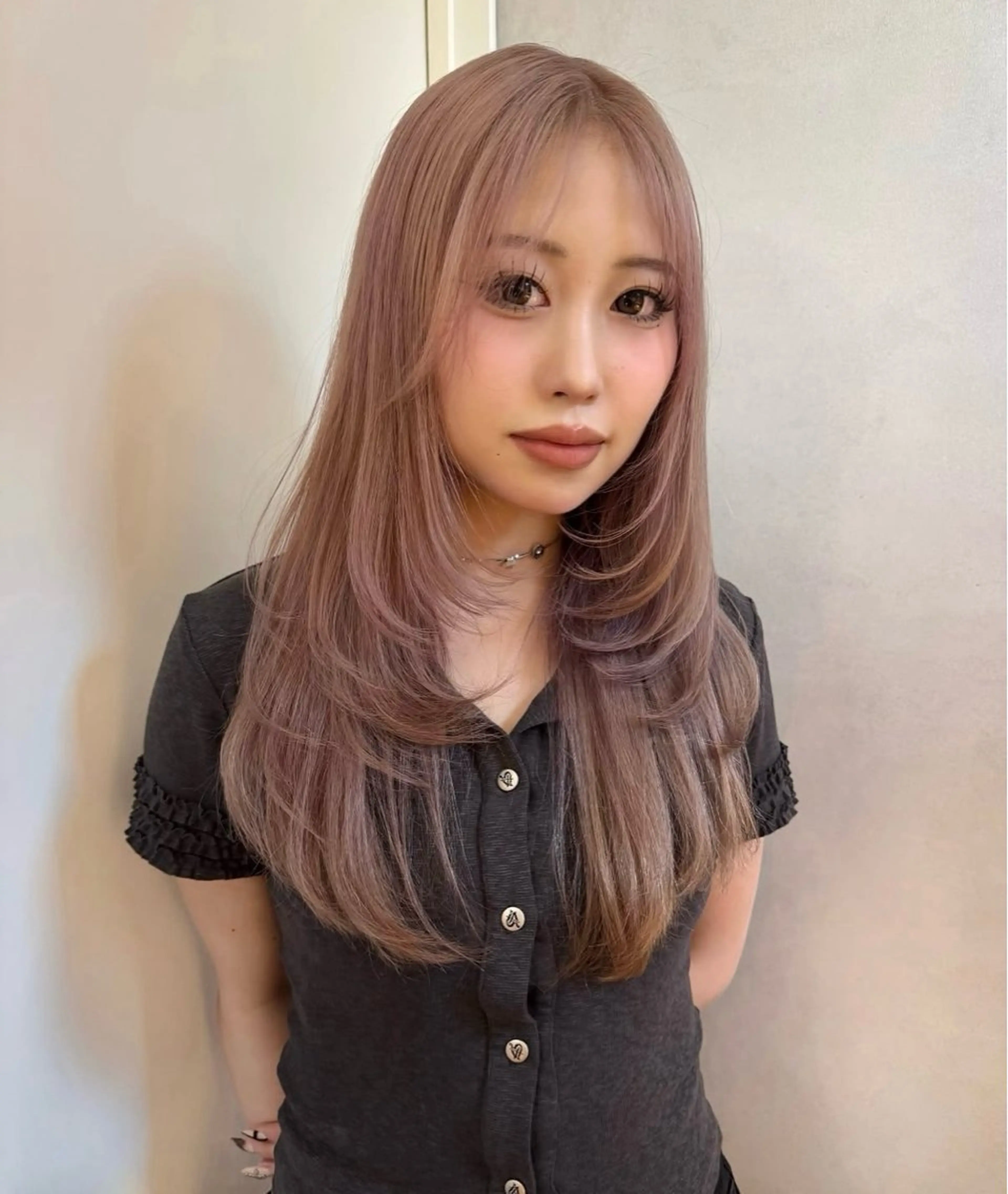 ロング カラー ヘアアレンジ 縮毛矯正履歴からの ブリーチ /mamiのヘアスタイル