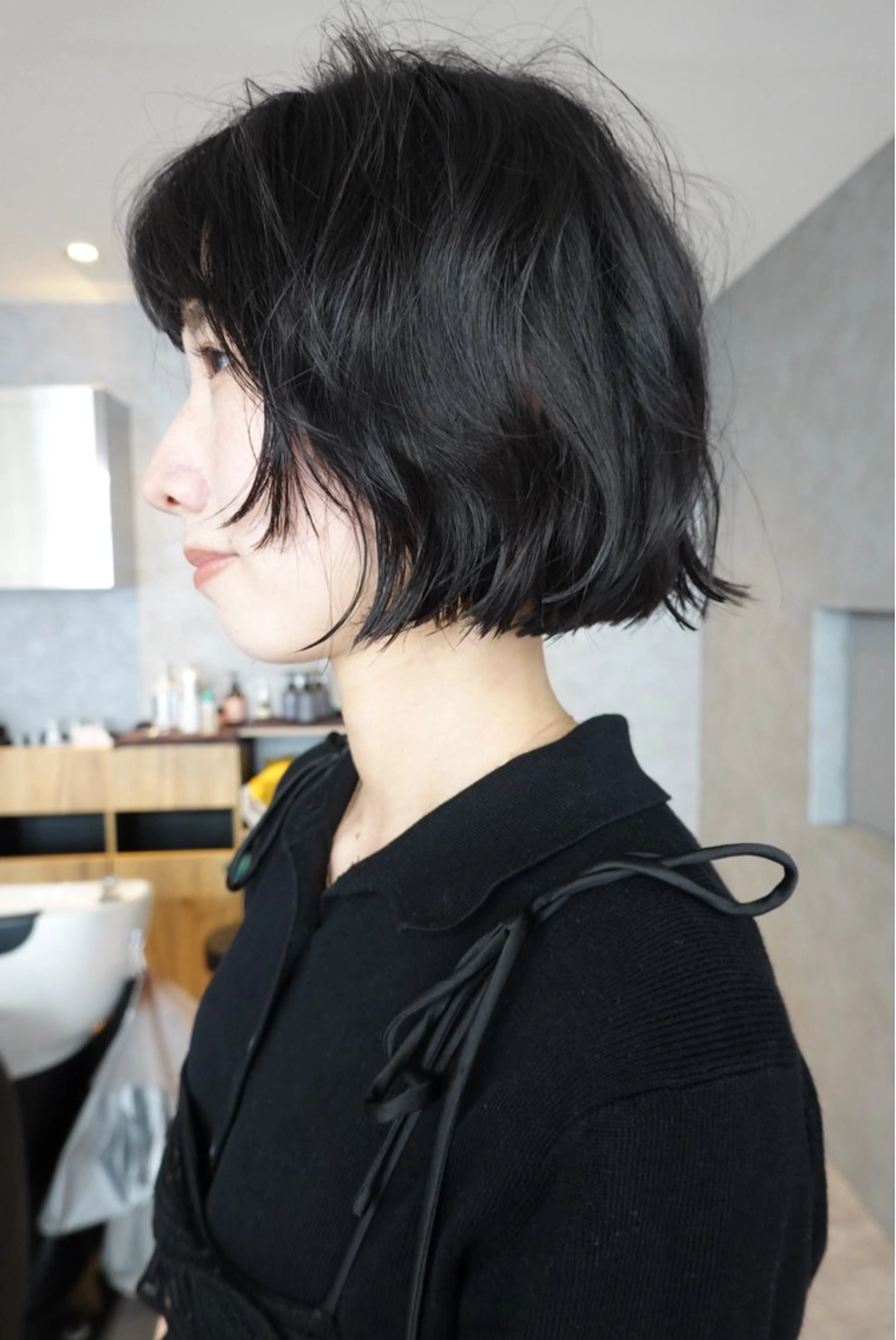 ミディアム aika/パーマ/ ショート/伏見のヘアスタイル