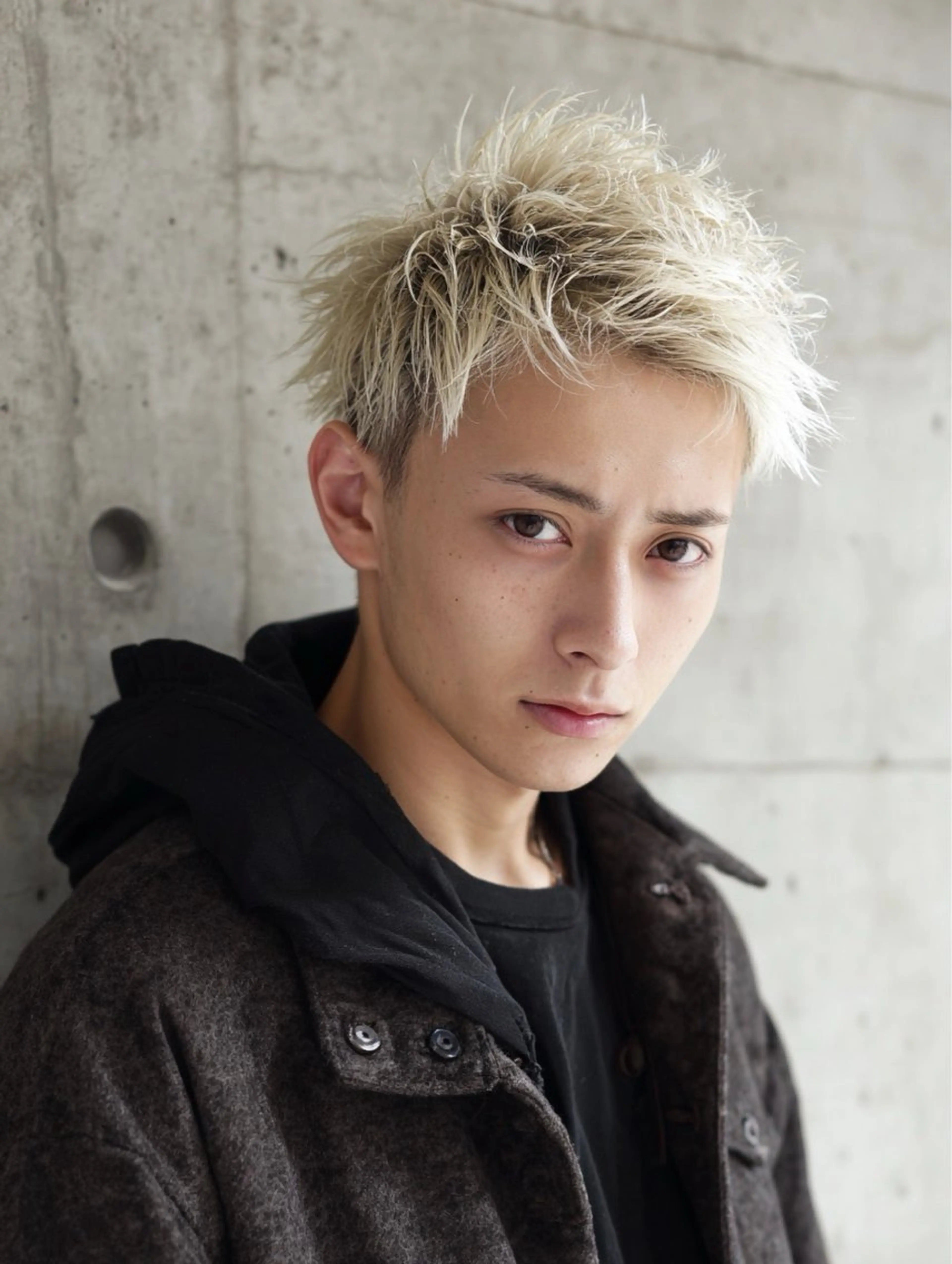 ショート カラー パーマ ヘアアレンジ メンズ メンズブリーチ アディクシーカラー ブリーチ 透明感カラー イルミナカラー カット ヘアカラー トリートメント 新宿駅近♡友達とOK 🦋W -ワット -のヘアスタイル