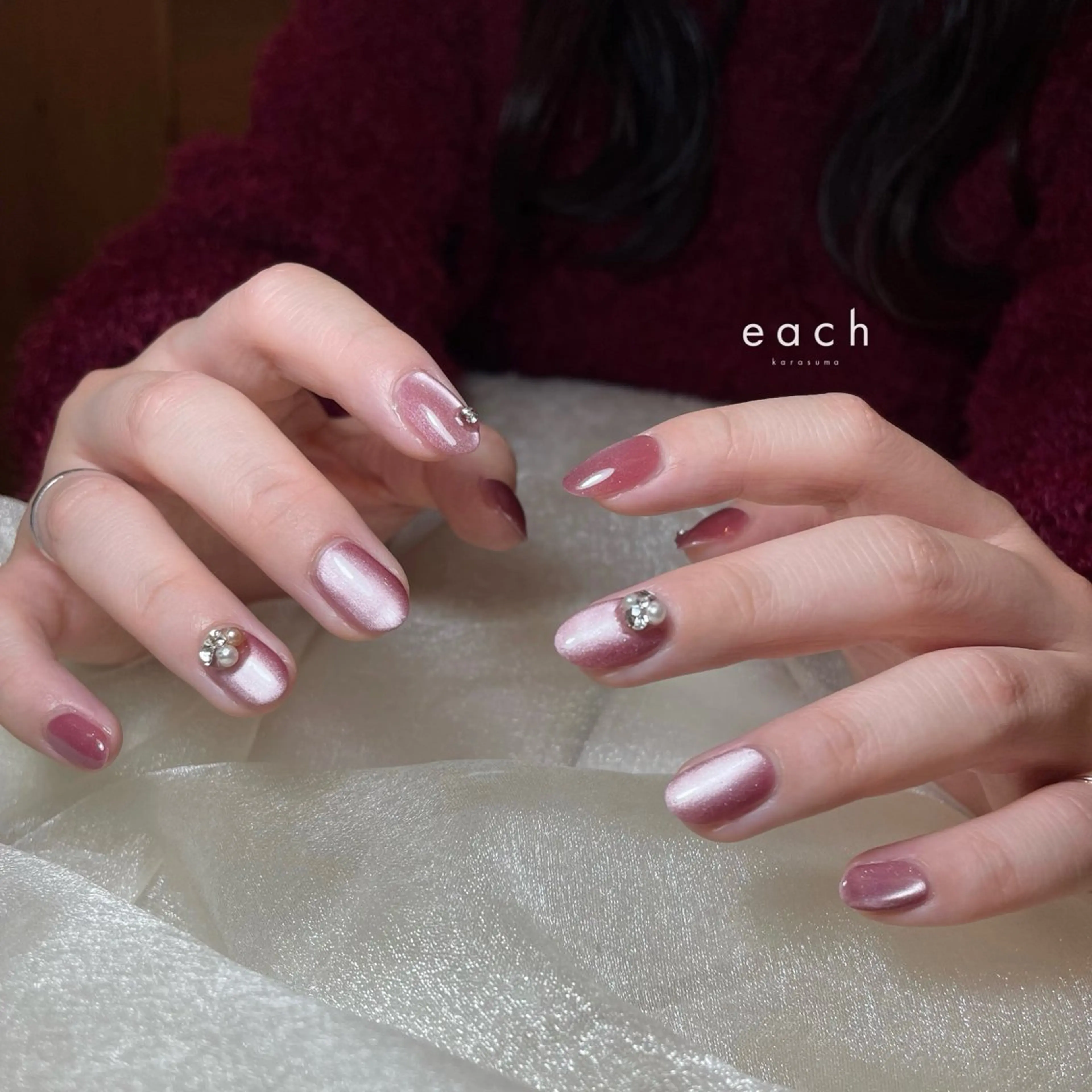 ネイル マグネットネイル each lucaのネイルデザイン