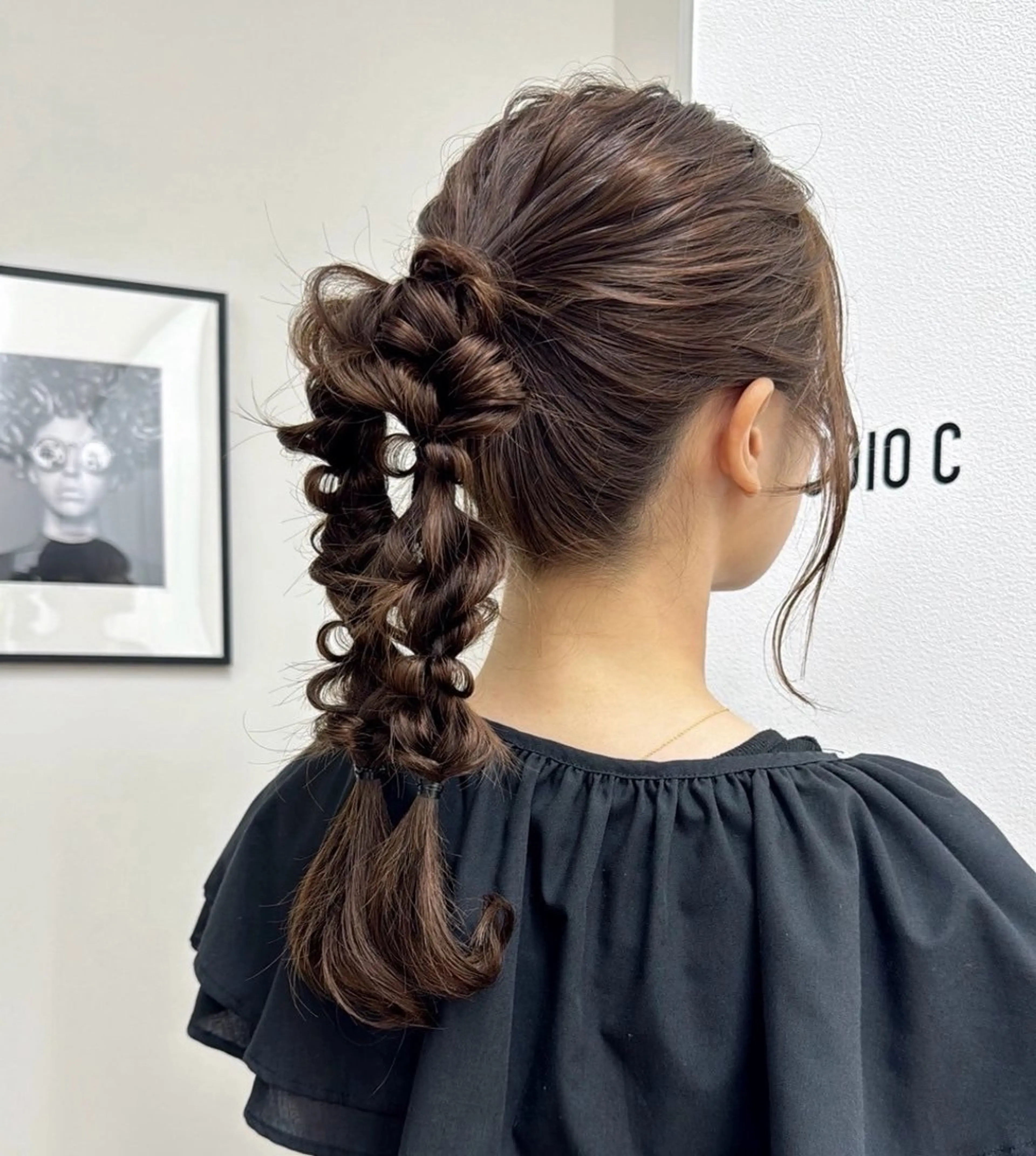 ヘアアレンジ ヘアセット ハイトーン/レイヤー /ボブ/咲良のヘアスタイル