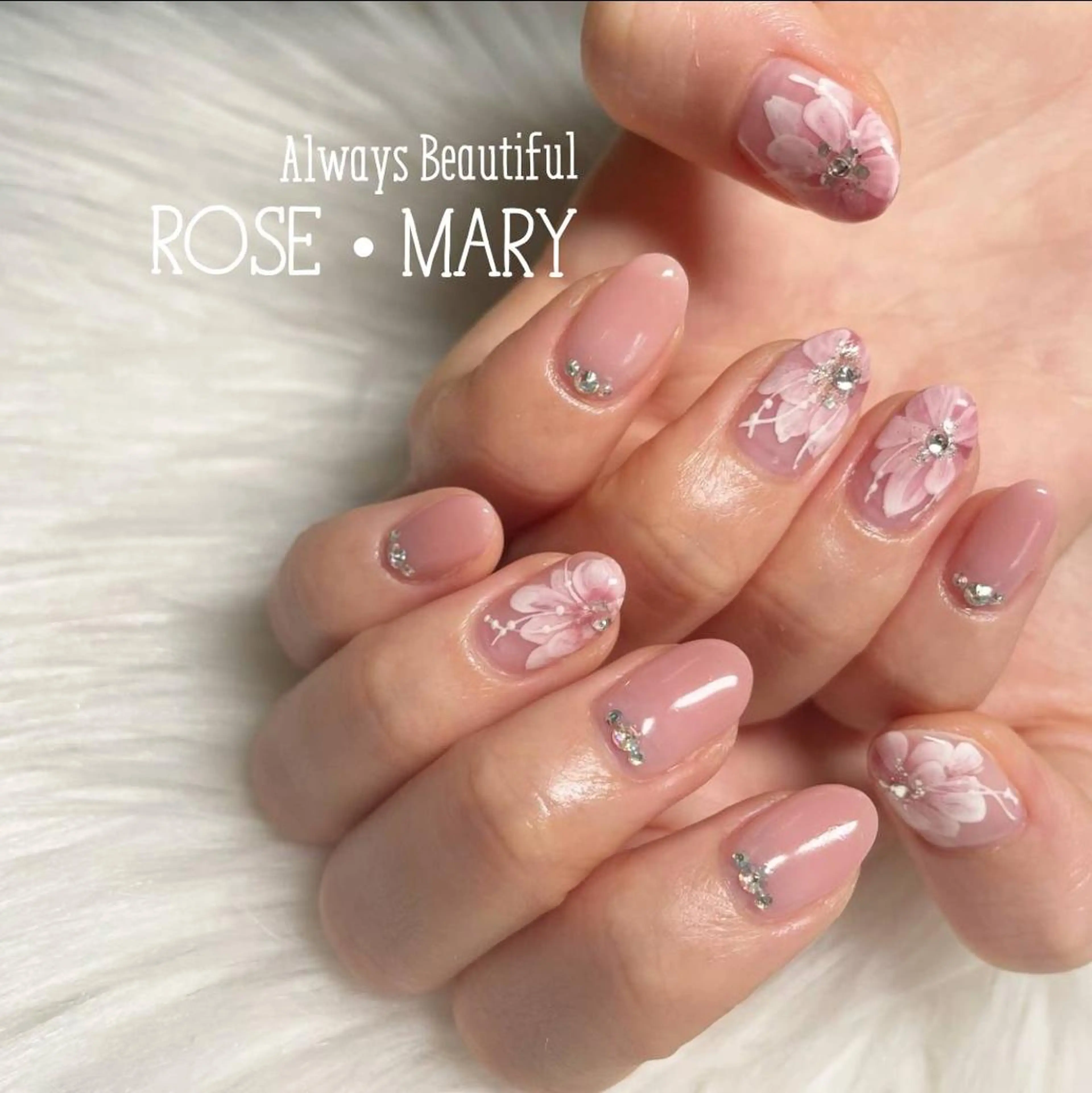 ネイル ハンドネイル ROSE・ MARY 鈴木のネイルデザイン